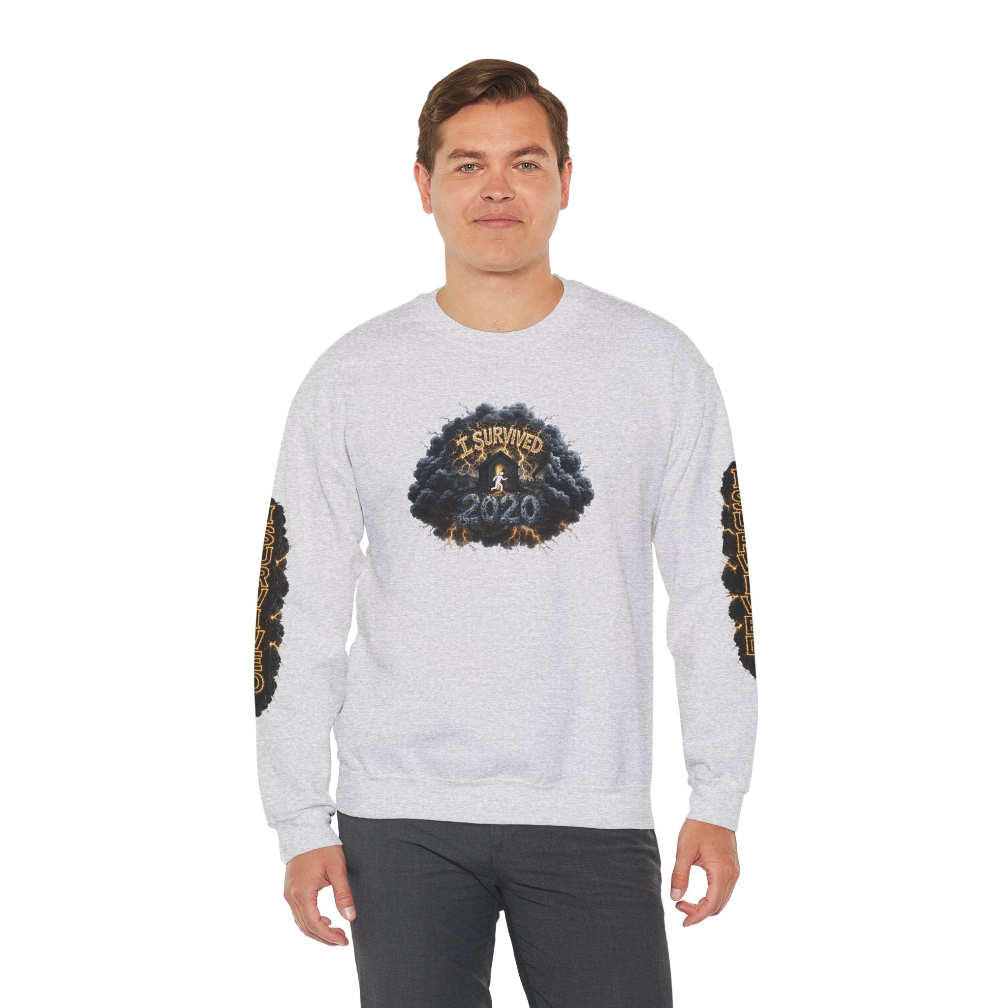 I Survived 2020 — Original PILOT Design: Director's Cut Special Edition Unisex Heavy Blend™ Crewneck Sweatshirt