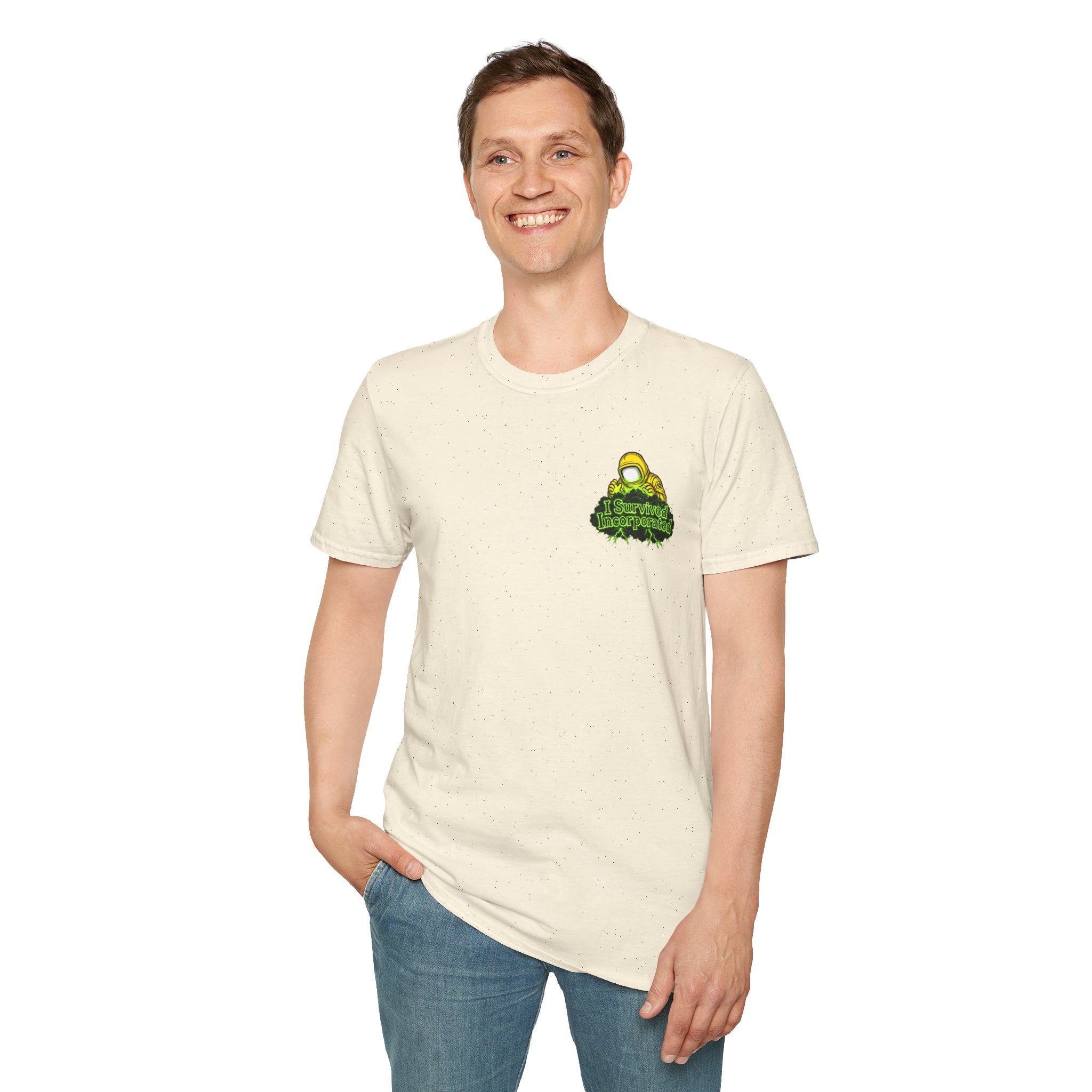 I Survived 2020 — "Please Stand By" Test Pattern Toxic Signal Tee Summer Premiere Unisex Softstyle T-Shirt