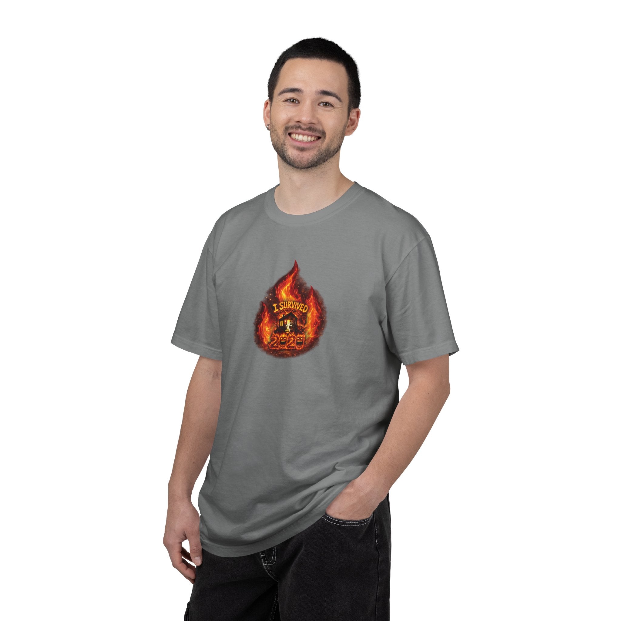 I Survived 2020 — WILDFIRES S2:E4: Director's Cut "Western U.S. Wildfire Season" Memorial Unisex Garment-Dyed T-shirt