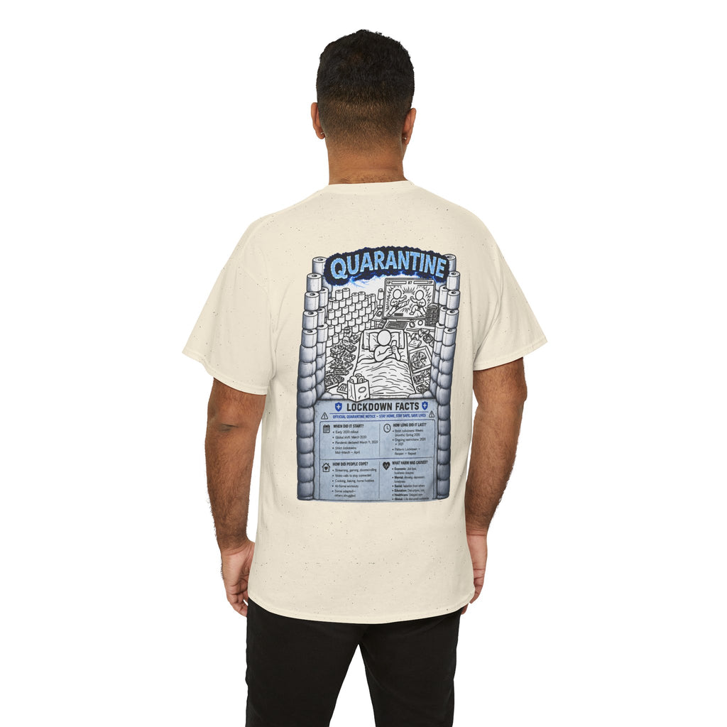 I Survived 2020 — LOCKDOWN S3:E1: Director's Cut "Quarantine" Unisex Heavy Cotton Tee