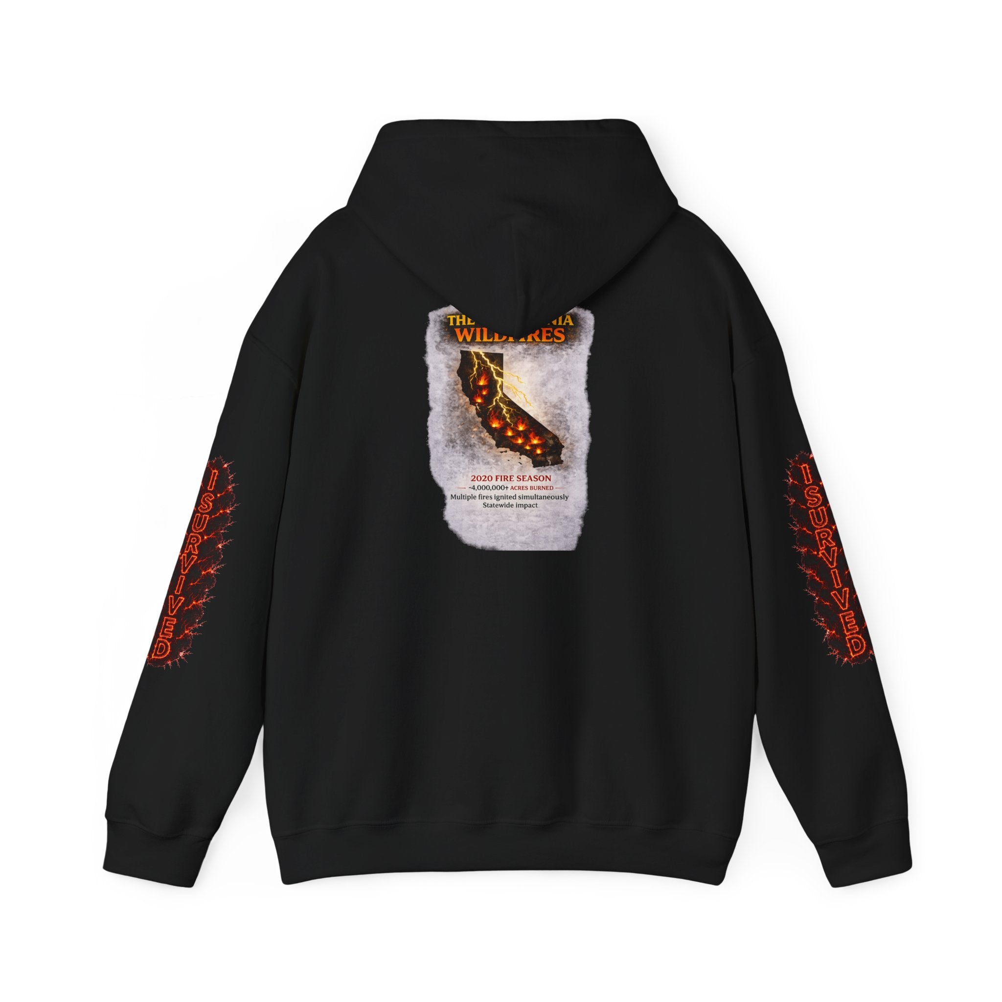 I Survived 2020 — Director's Cut S2:E3 "The California Wildfires" | Wildfire Edition Memorial Hoodie Sweatshirt