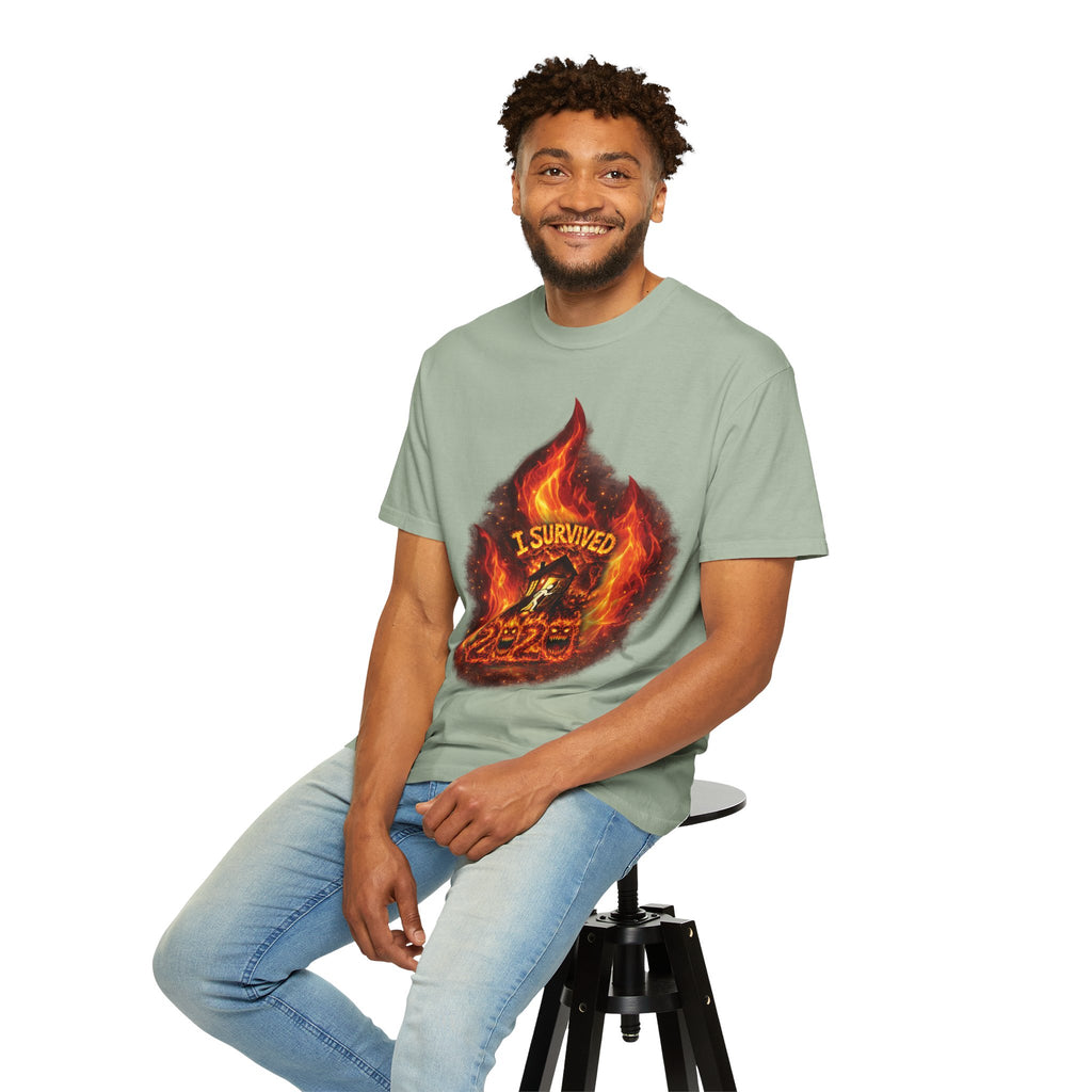I Survived 2020 — Director's Cut S2:E4 "Western U.S. Wildfire Season" | Mid-Season Finale Pt. 1 | Wildfire Edition Memorial Unisex Garment-Dyed T-shirt