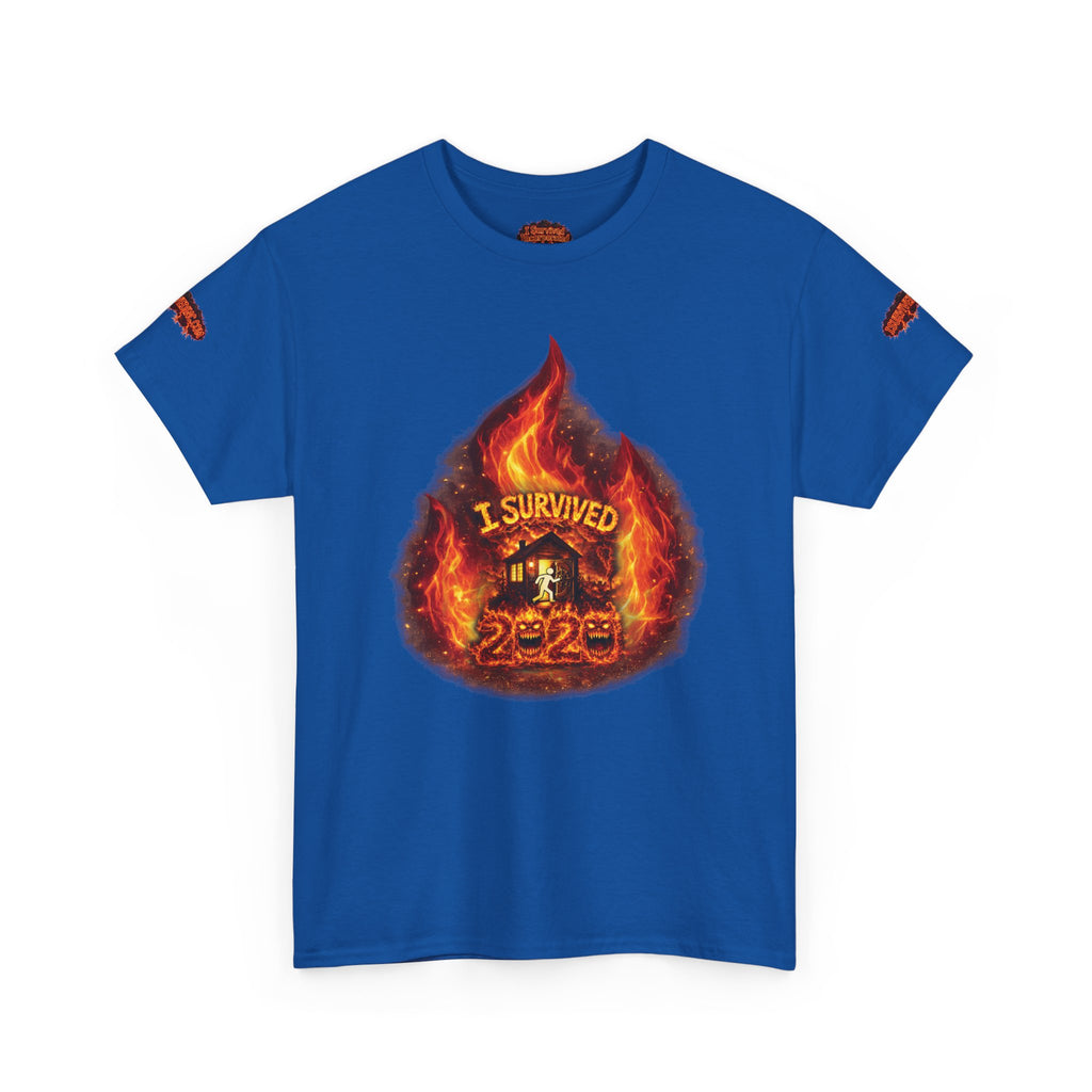 I Survived 2020 — Director's Cut S2:E3 "The California Wildfires" | Wildfire Edition Memorial Unisex Heavy Cotton Tee (SPECIAL EDITION)