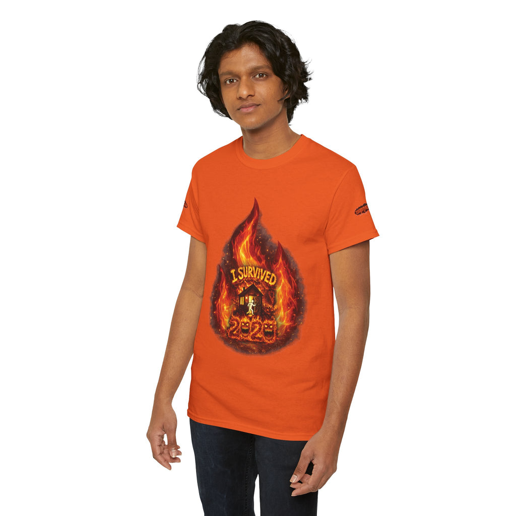 I Survived 2020 — Director's Cut S2:E1 "Berry Creek" | Wildfire Edition Memorial Unisex Heavy Cotton Tee (SPECIAL EDITION)