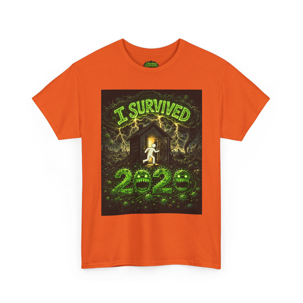 I Survived 2020 — S1:E4 "Mask Madness Mayhem Moment" | Pandemic Edition Unisex Heavy Cotton Tee