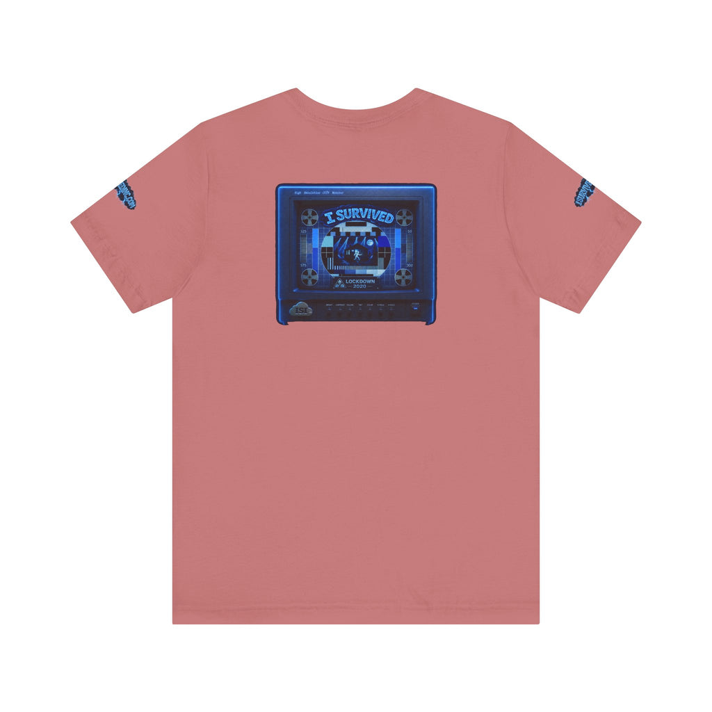 I Survived 2020 — "Please Stand By" Test Pattern Tee Lockdown Special Edition Summer Exclusive Unisex Jersey Short Sleeve Tee