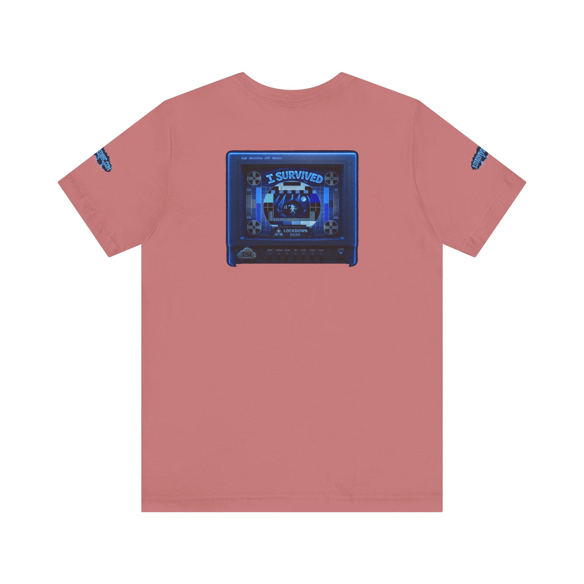 I Survived 2020 — "Please Stand By" Test Pattern Tee Lockdown Special Edition Summer Exclusive Unisex Jersey Short Sleeve Tee