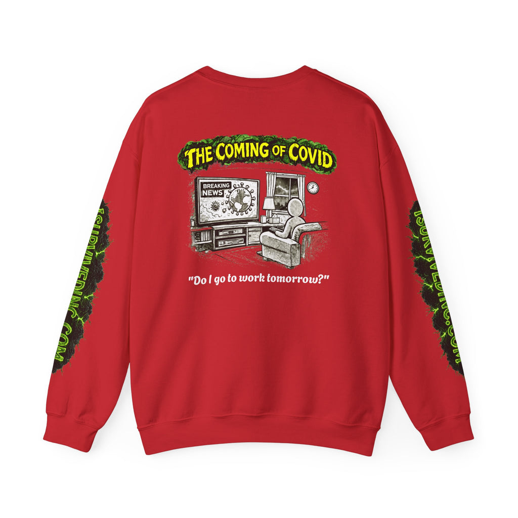 I Survived 2020 — PANDEMIC S1:E2: "The Coming of COVID" Unisex Heavy Blend™ Crewneck Sweatshirt