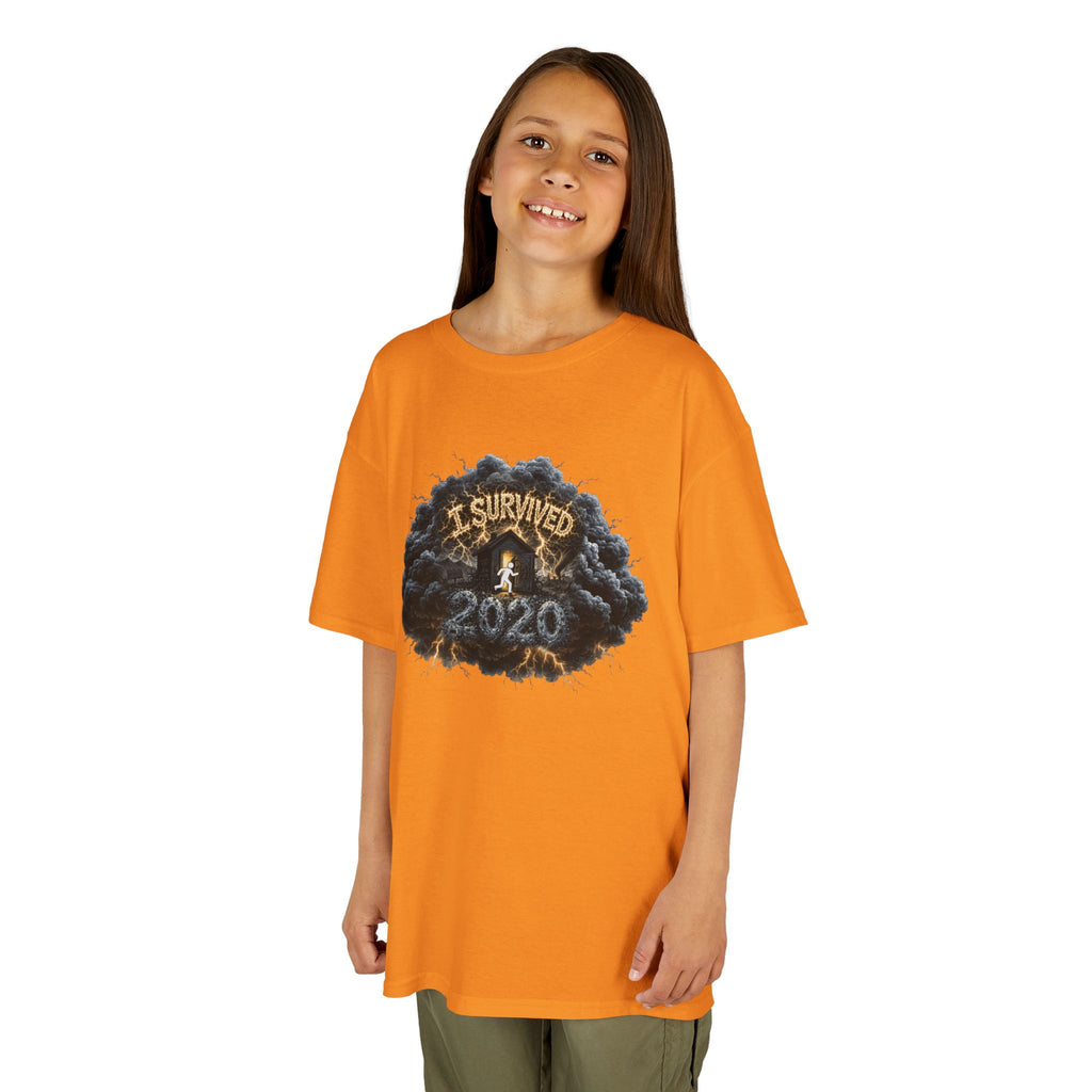 I Survived 2020 — Director's Cut Original Design Teaser Tee | Season 1 Premiere Drop Kids Heavy Cotton™ Tee