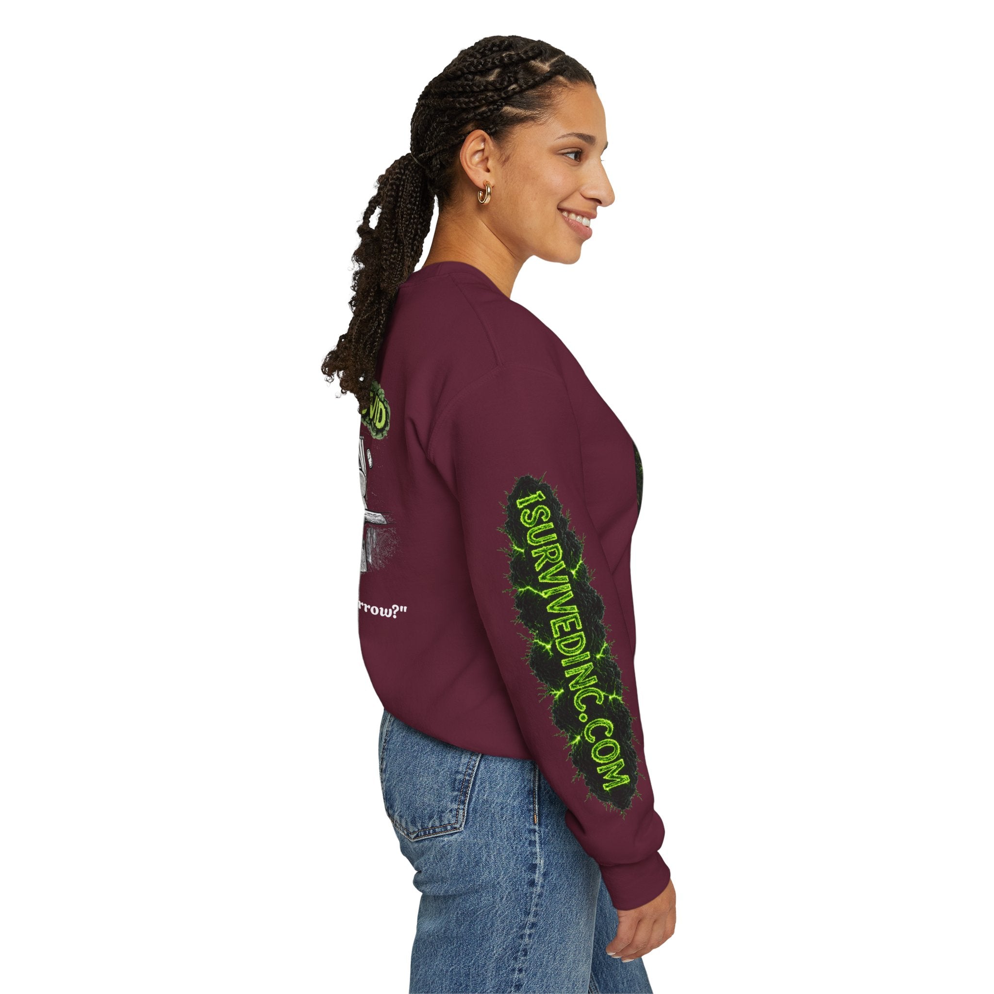I Survived 2020 — S1:E2 "The Coming of COVID" | Pandemic Edition Unisex Heavy Blend™ Crewneck Sweatshirt