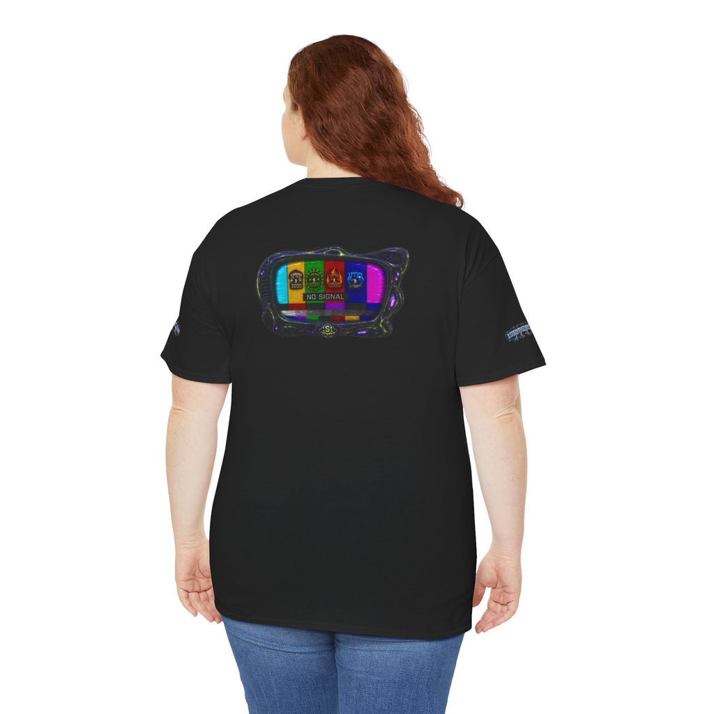 I Survived 2020 — "No Signal" Test Pattern Tee Alien Broadcast Finale Special Edition Summer Premiere Unisex Heavy Cotton Tee