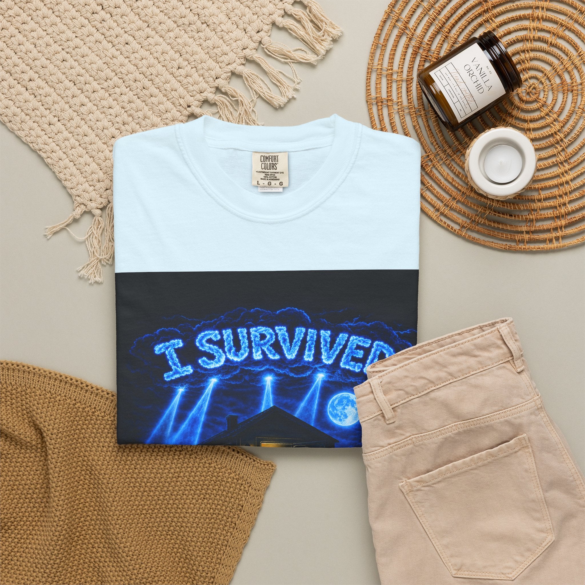 I Survived 2020 — LOCKDOWN S3:E2: "Dating Under Lockdown" Unisex Garment-Dyed T-shirt