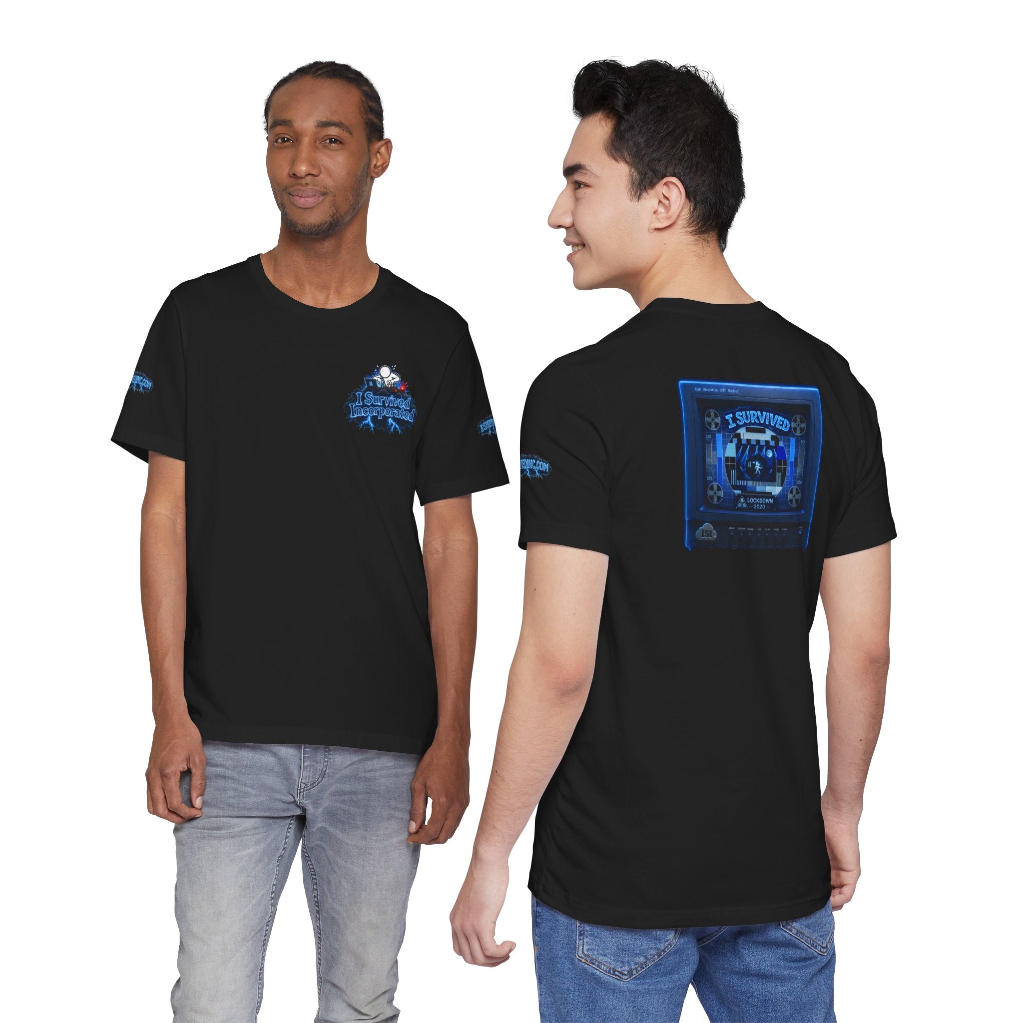 I Survived 2020 — "Please Stand By" Test Pattern Tee Lockdown Special Edition Summer Exclusive Unisex Jersey Short Sleeve Tee