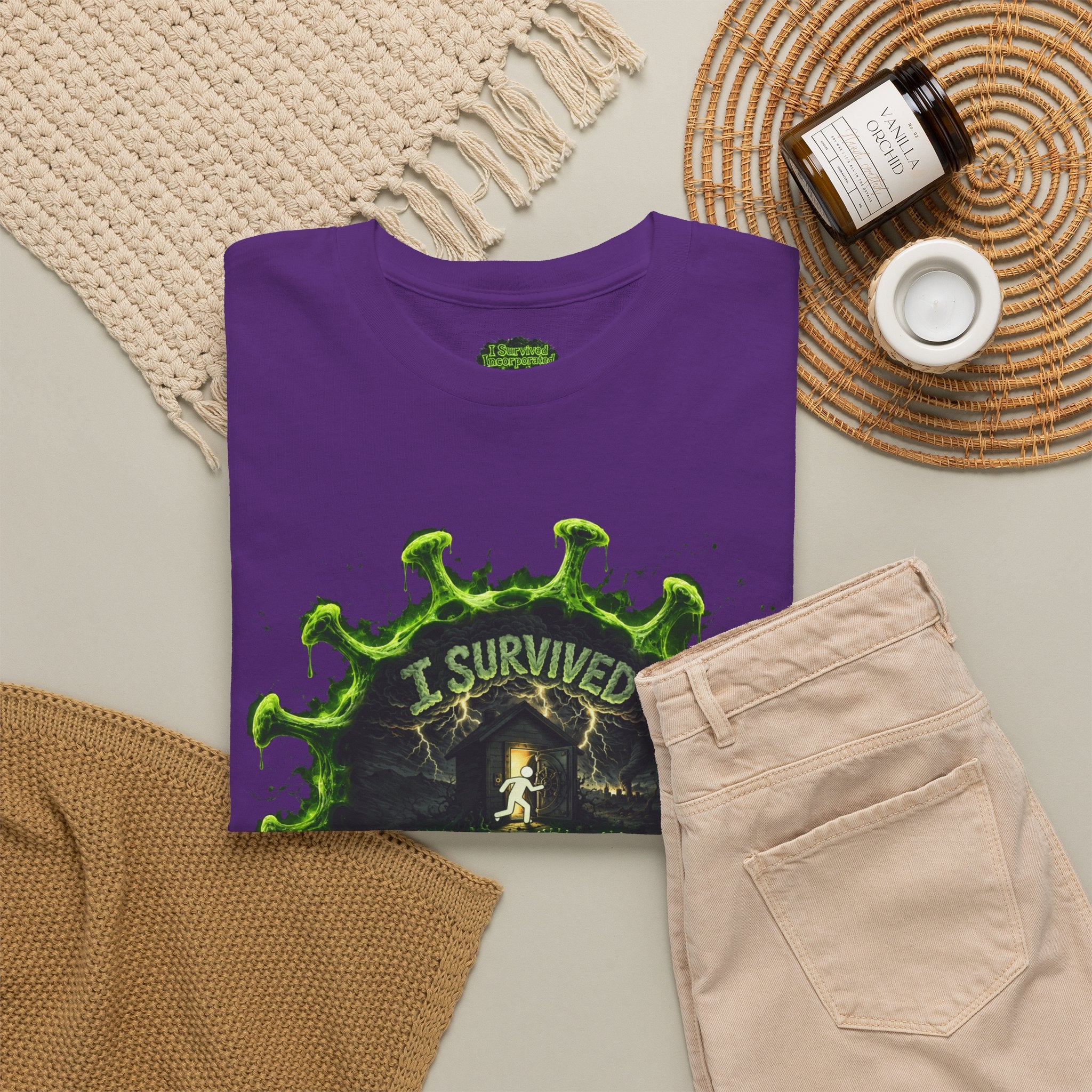 I Survived 2020 — Director's Cut S1:E3 "The Jab!" | Pandemic Edition Unisex Heavy Cotton Tee