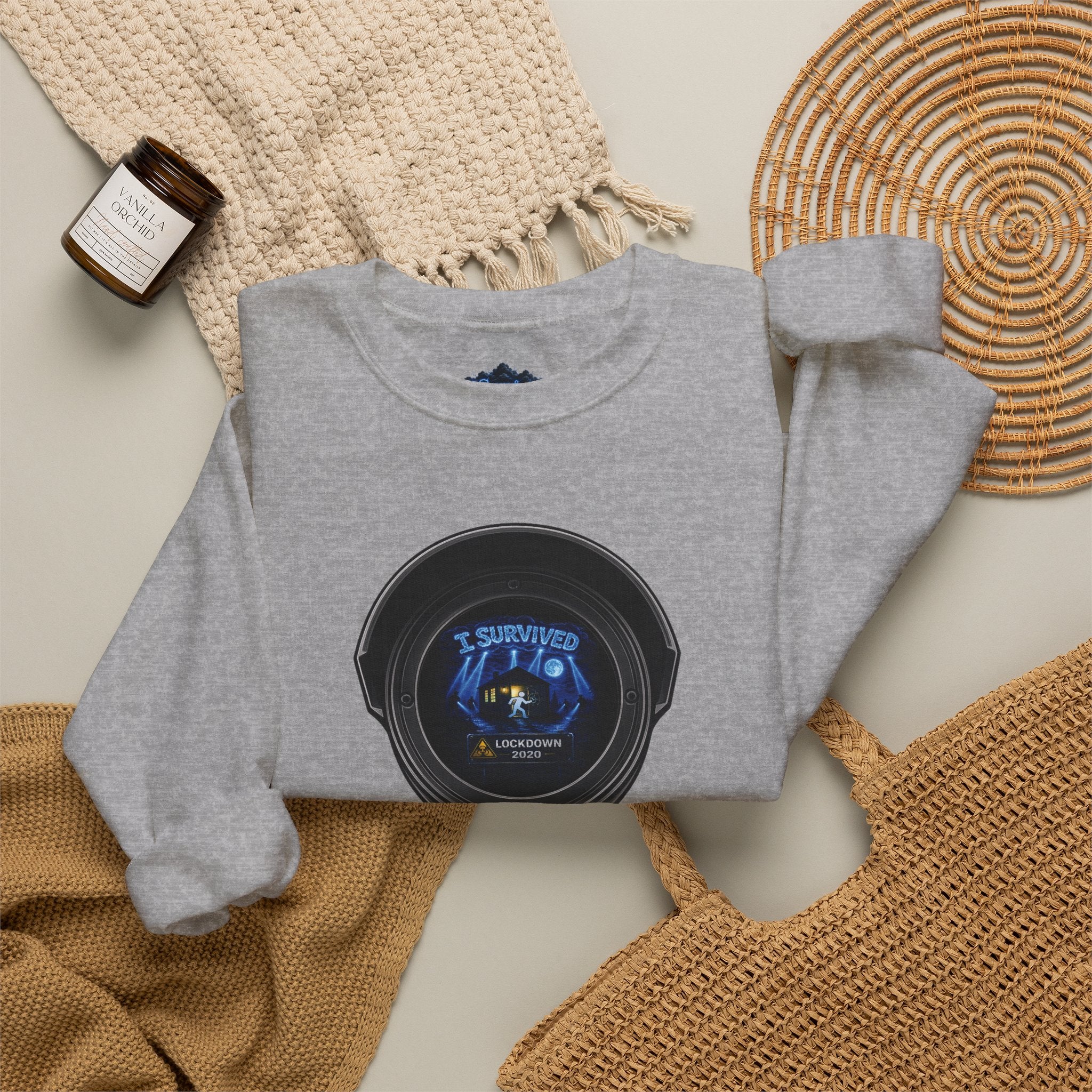 I Survived 2020 —  LOCKDOWN S3:E1: Director's Cut Special Edition "Quarantine" Unisex Heavy Blend™ Crewneck Sweatshirt