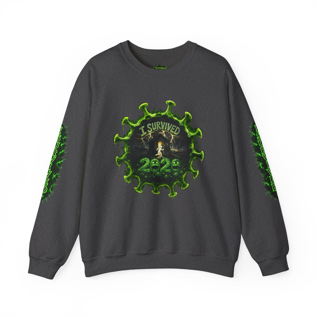 I Survived 2020 — Director's Cut S1:E5 "Delivery Doomsday" | Pandemic Edition Unisex Heavy Blend™ Crewneck Sweatshirt