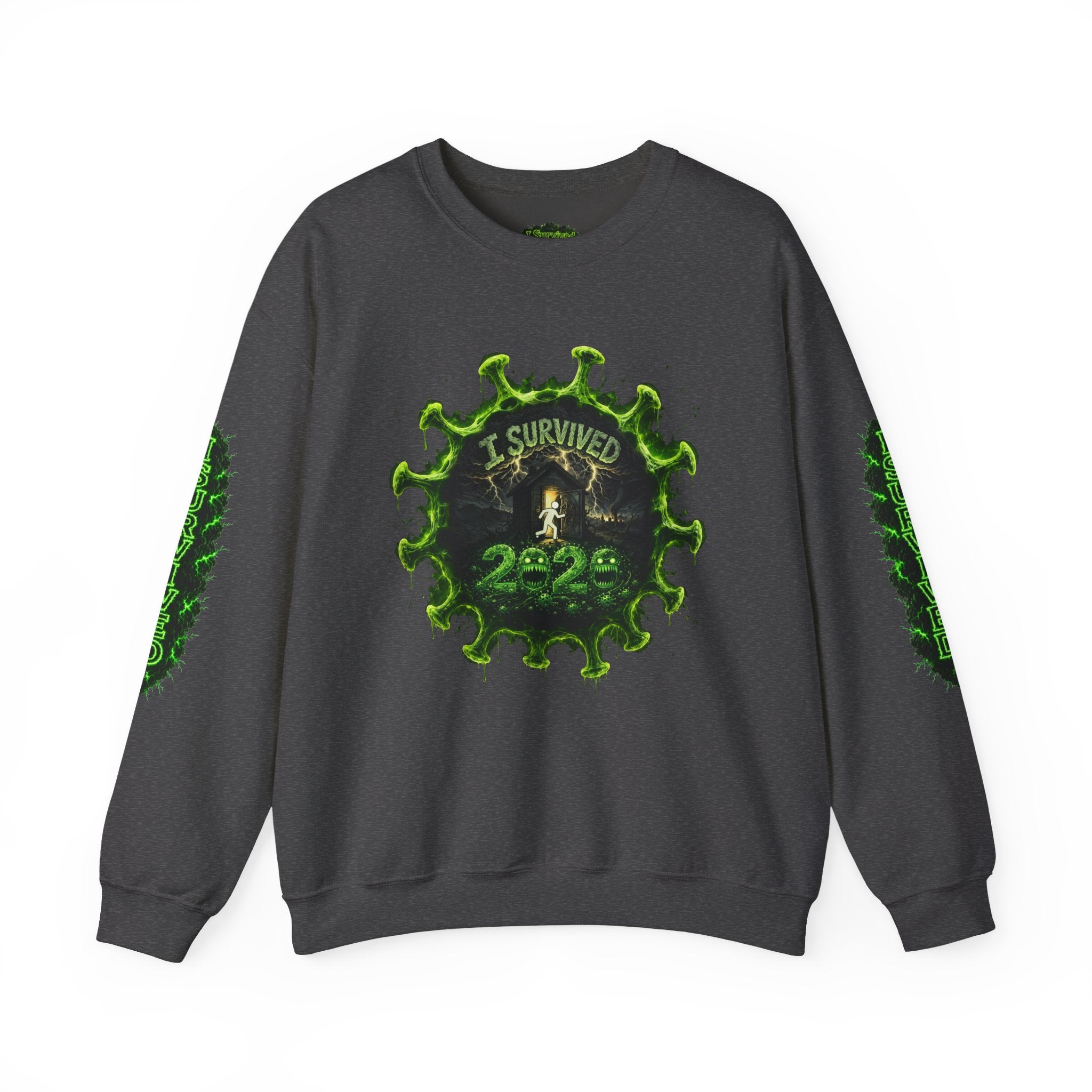 I Survived 2020 — Director's Cut S1:E5 "Delivery Doomsday" | Pandemic Edition Unisex Heavy Blend™ Crewneck Sweatshirt