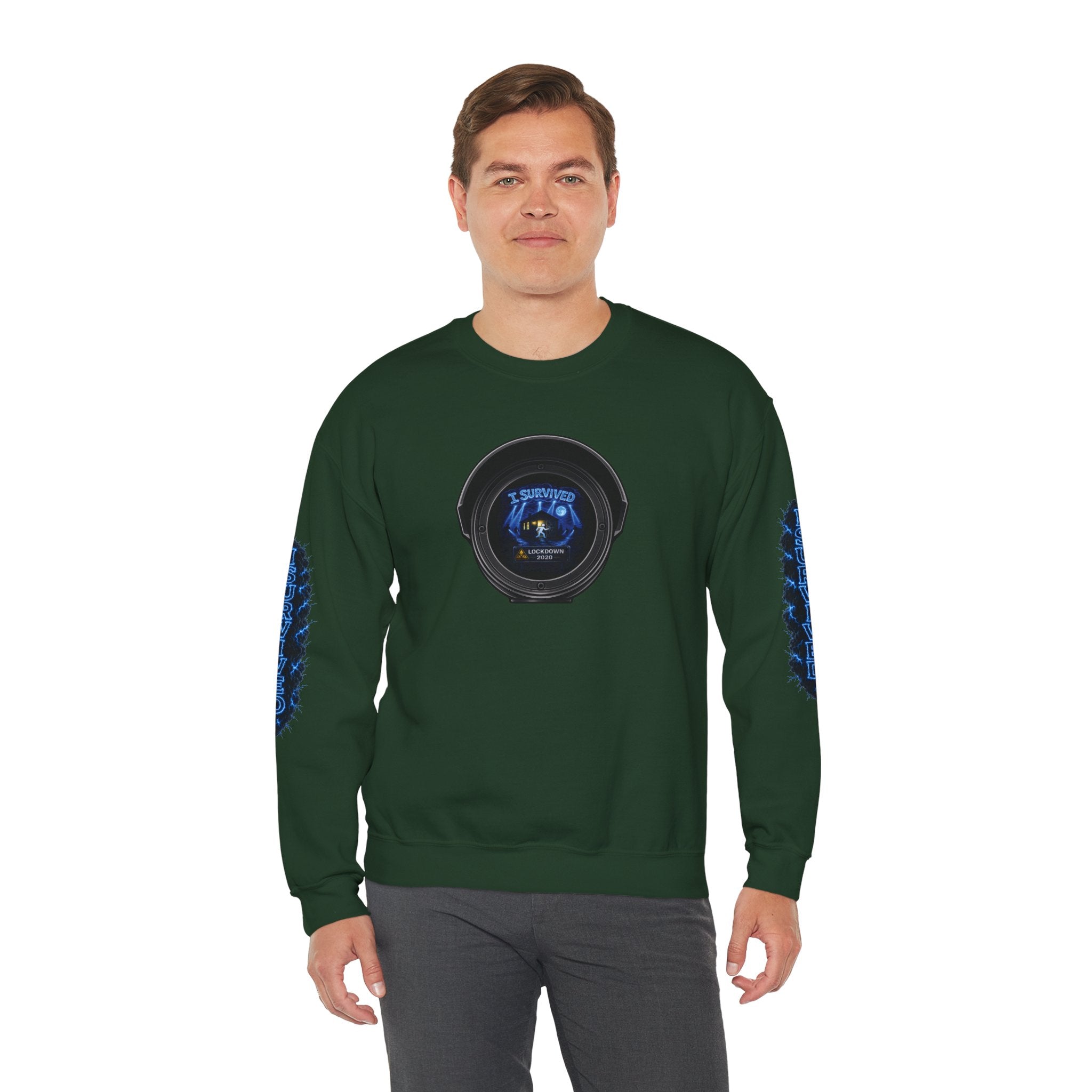 I Survived 2020 —  LOCKDOWN S3:E1: Director's Cut Special Edition "Quarantine" Unisex Heavy Blend™ Crewneck Sweatshirt