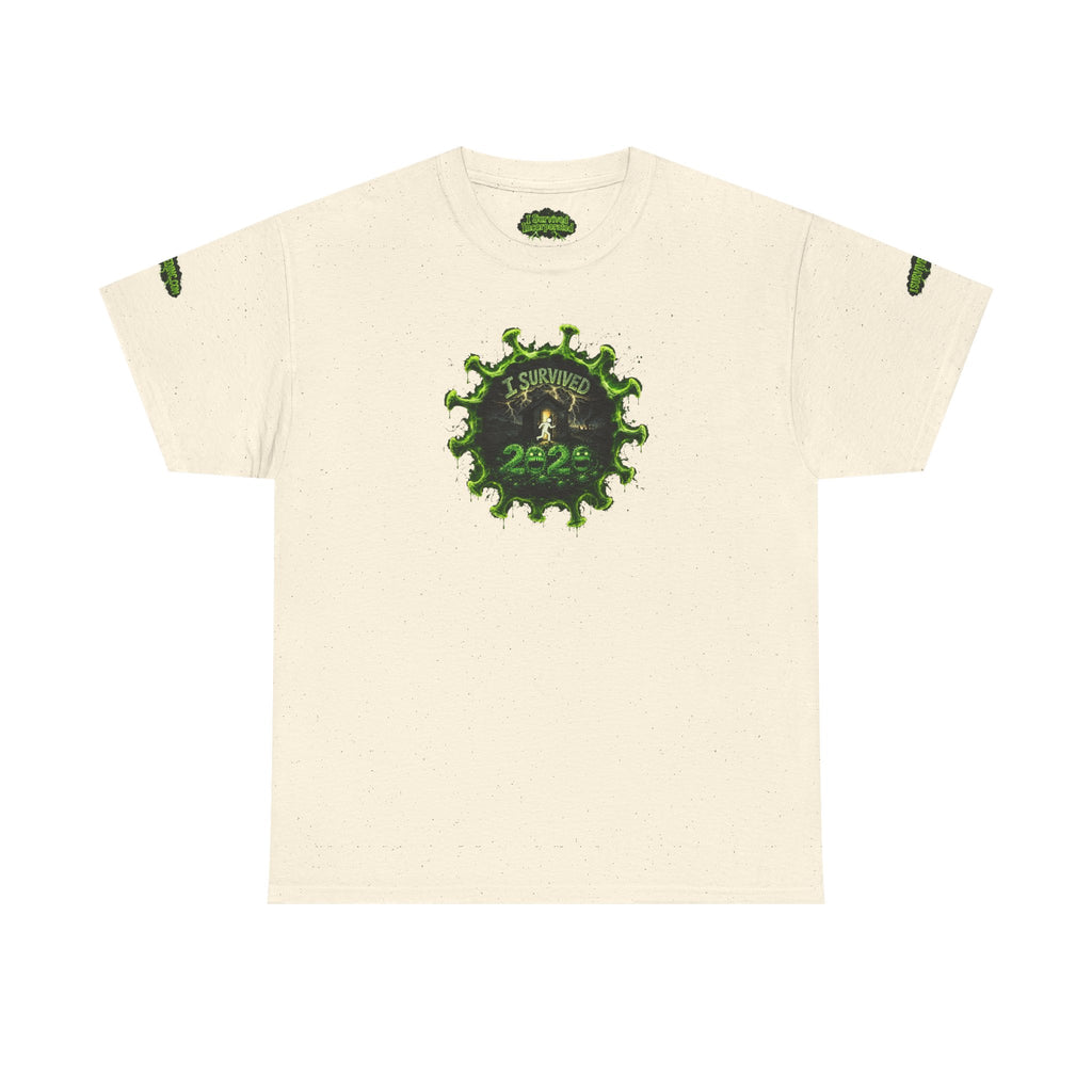 I Survived 2020 — PANDEMIC S1:E3: Director's Cut Special Edition "The Jab!" Unisex Heavy Cotton Tee