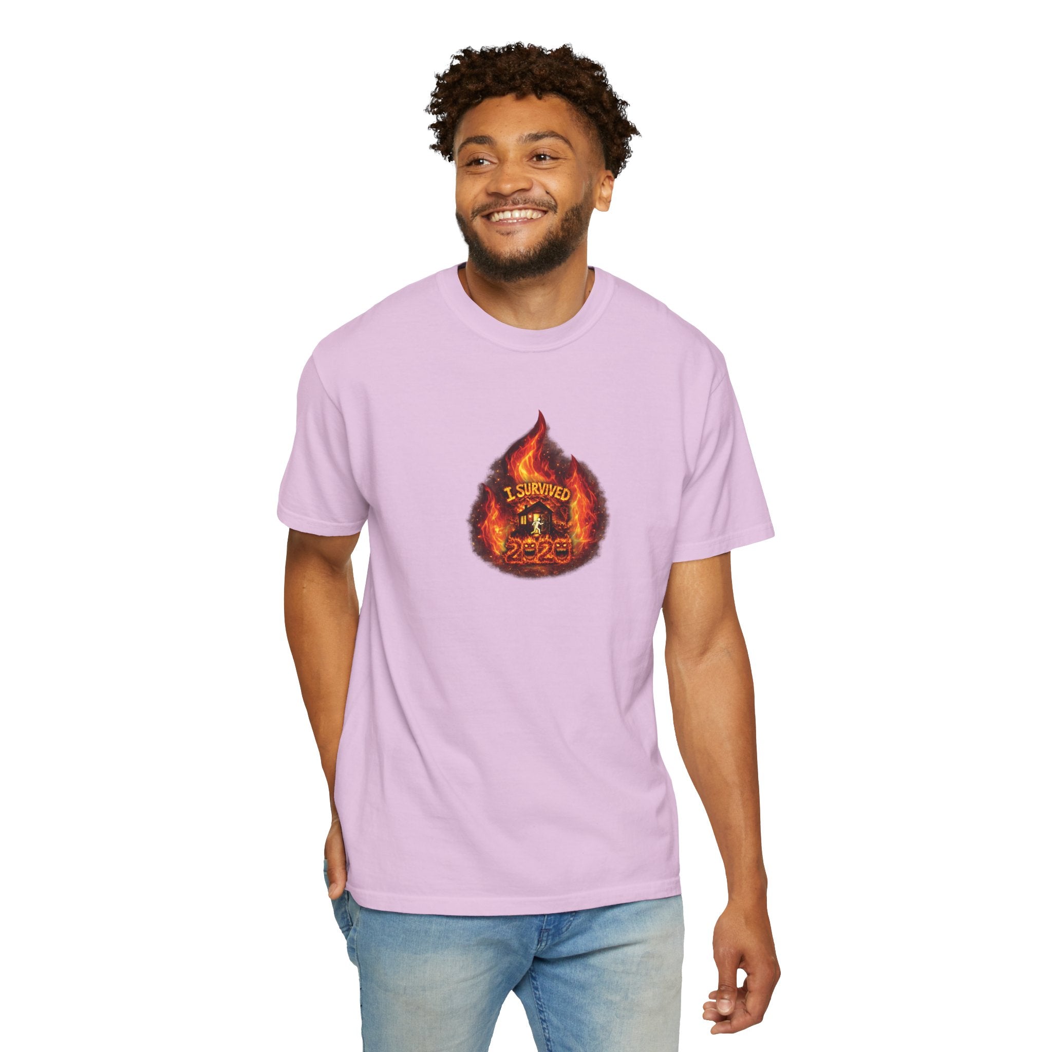 I Survived 2020 — WILDFIRES S2:E3: Director's Cut "The California Wildfires" Memorial Unisex Garment-Dyed T-shirt