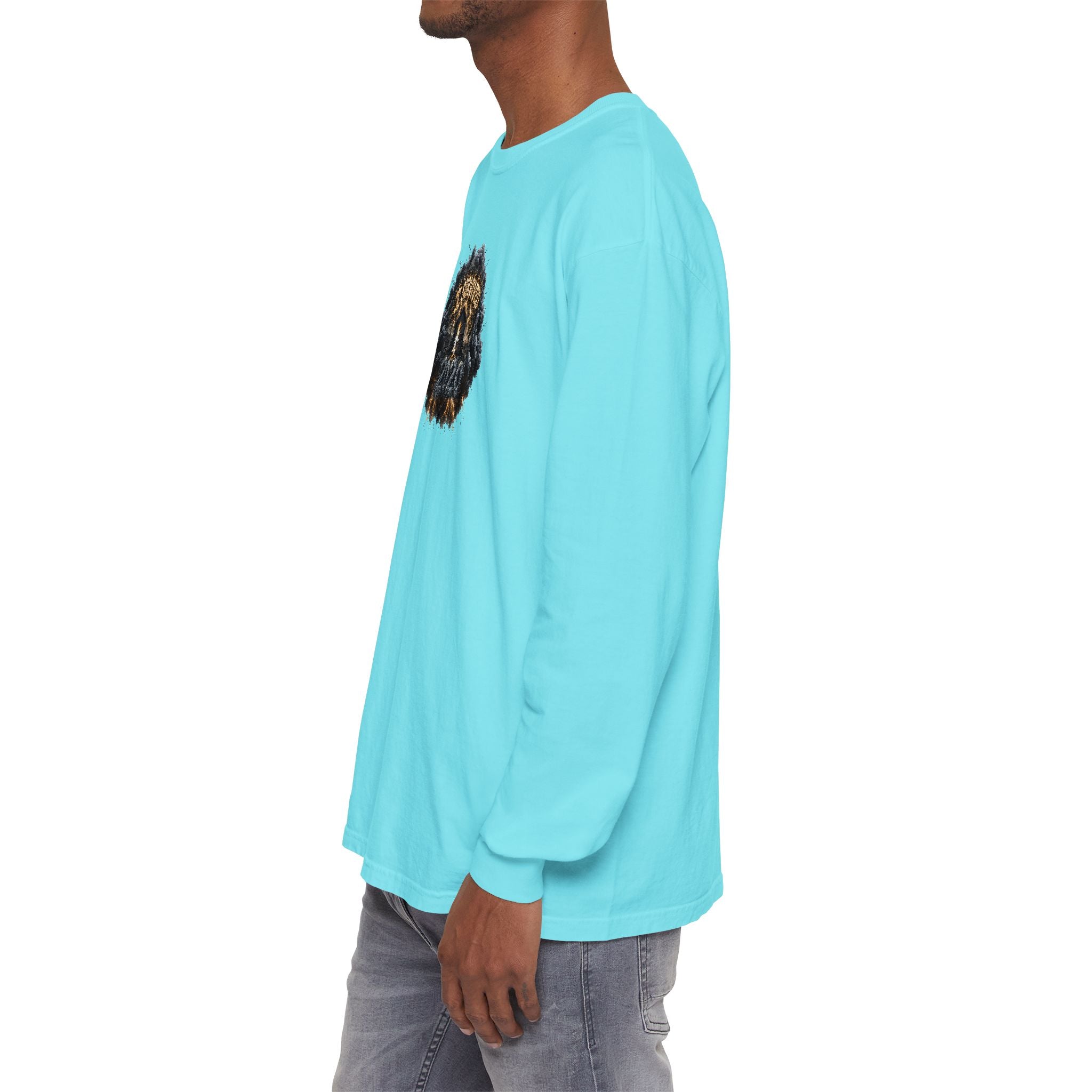 I Survived 2020 — Original PILOT Design: Director's Cut Unisex Garment-Dyed Long Sleeve T-Shirt