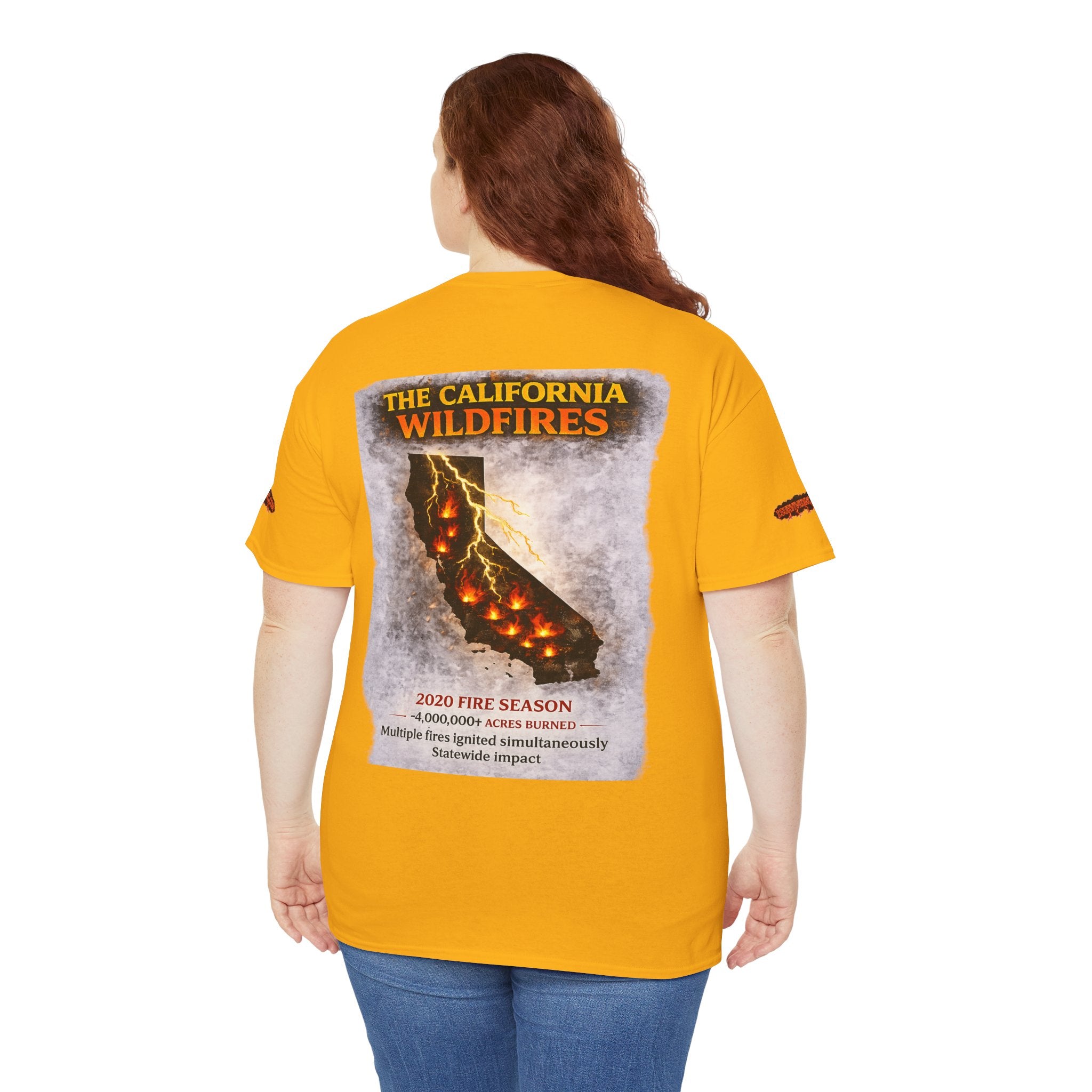 I Survived 2020 — Director's Cut S2:E3 "The California Wildfires" | Wildfire Edition Memorial Unisex Heavy Cotton Tee (SPECIAL EDITION)