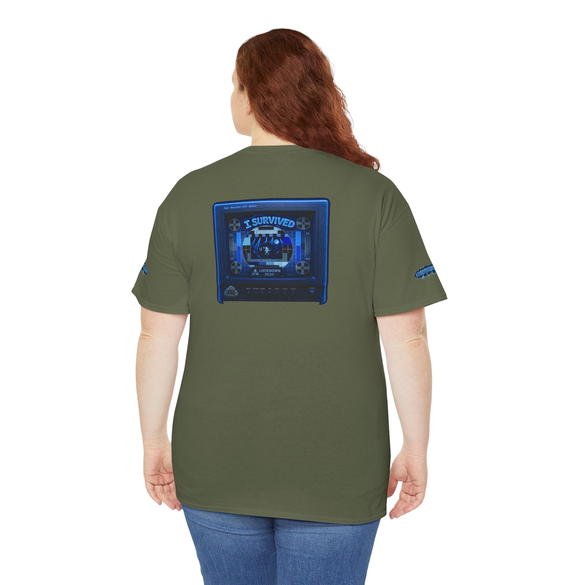 I Survived 2020 — "Please Stand By" Test Pattern Tee Lockdown Special Edition Summer Exclusive Unisex Heavy Cotton Tee