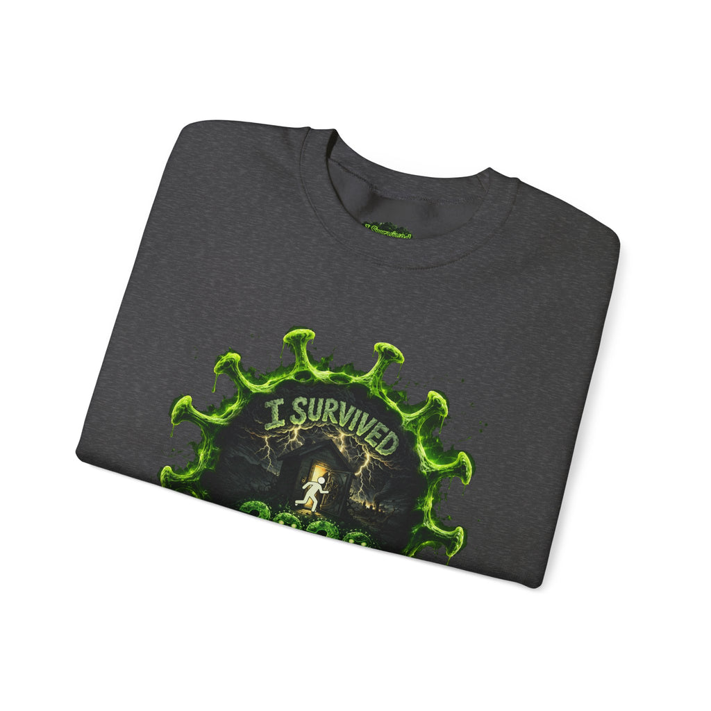 I Survived 2020 — Director's Cut S1:E2 "The Coming of COVID" | Pandemic Edition Unisex Heavy Blend™ Crewneck Sweatshirt