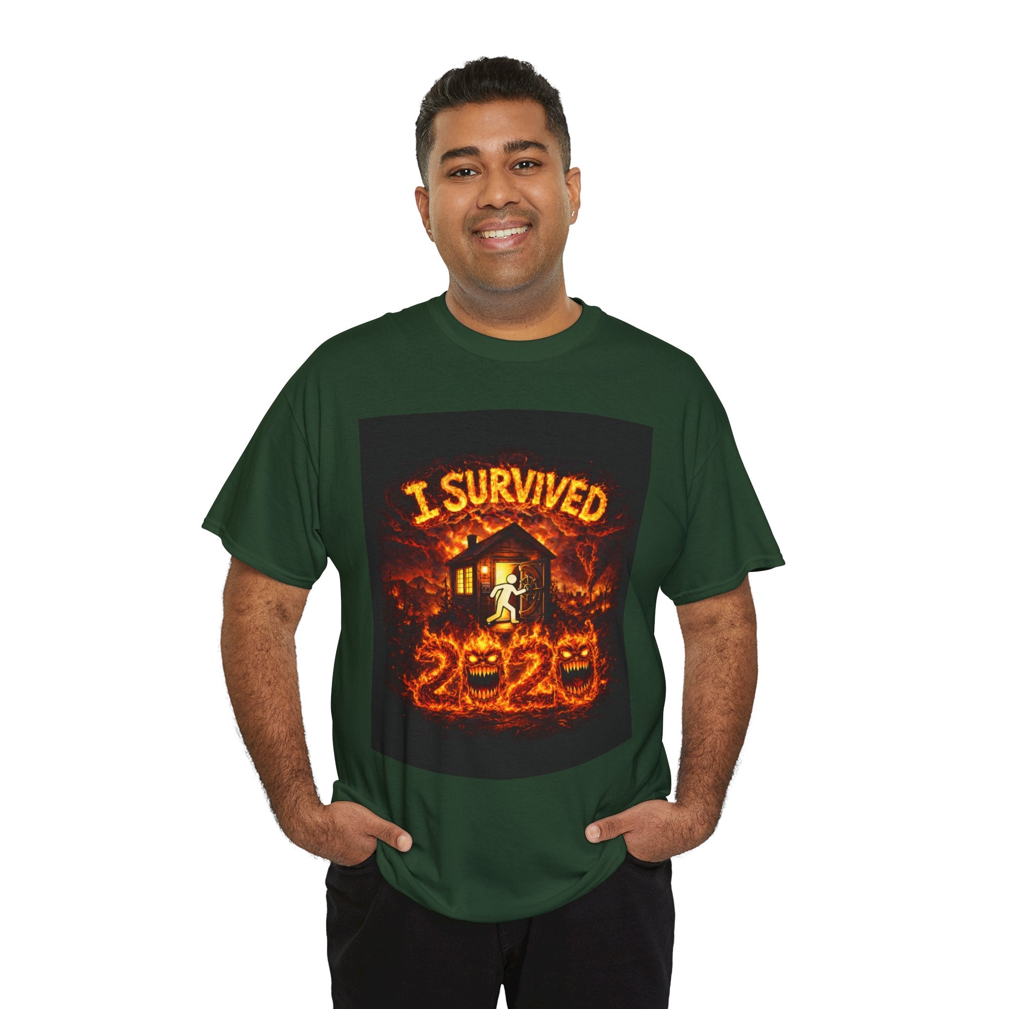 I Survived 2020 — WILDFIRES S2:E1: "Berry Creek" Memorial Unisex Heavy Cotton Tee