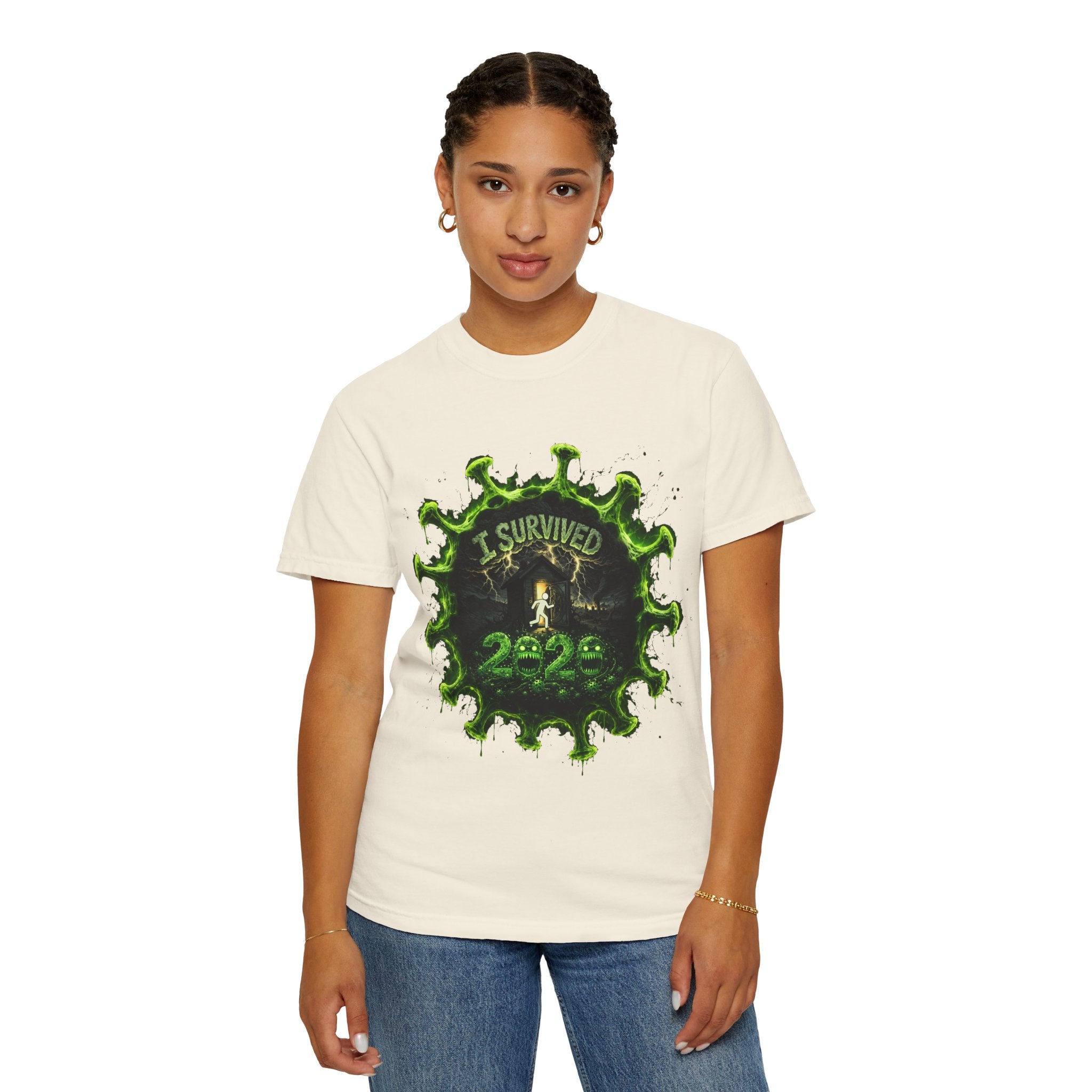 I Survived 2020 — Director's Cut S1:E5 "Delivery Doomsday" | Pandemic Edition Unisex Garment-Dyed T-shirt