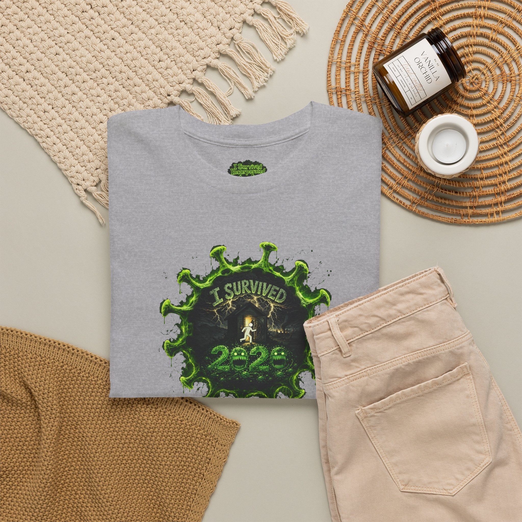 I Survived 2020 — PANDEMIC S1:E4: Director's Cut Special Edition "Mask Madness" Unisex Heavy Cotton Tee