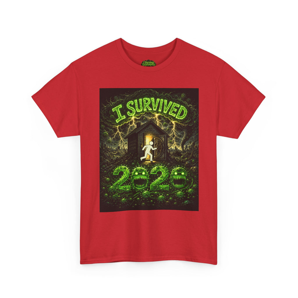 I Survived 2020 — S1:E4 "Mask Madness Mayhem Moment" | Pandemic Edition Unisex Heavy Cotton Tee