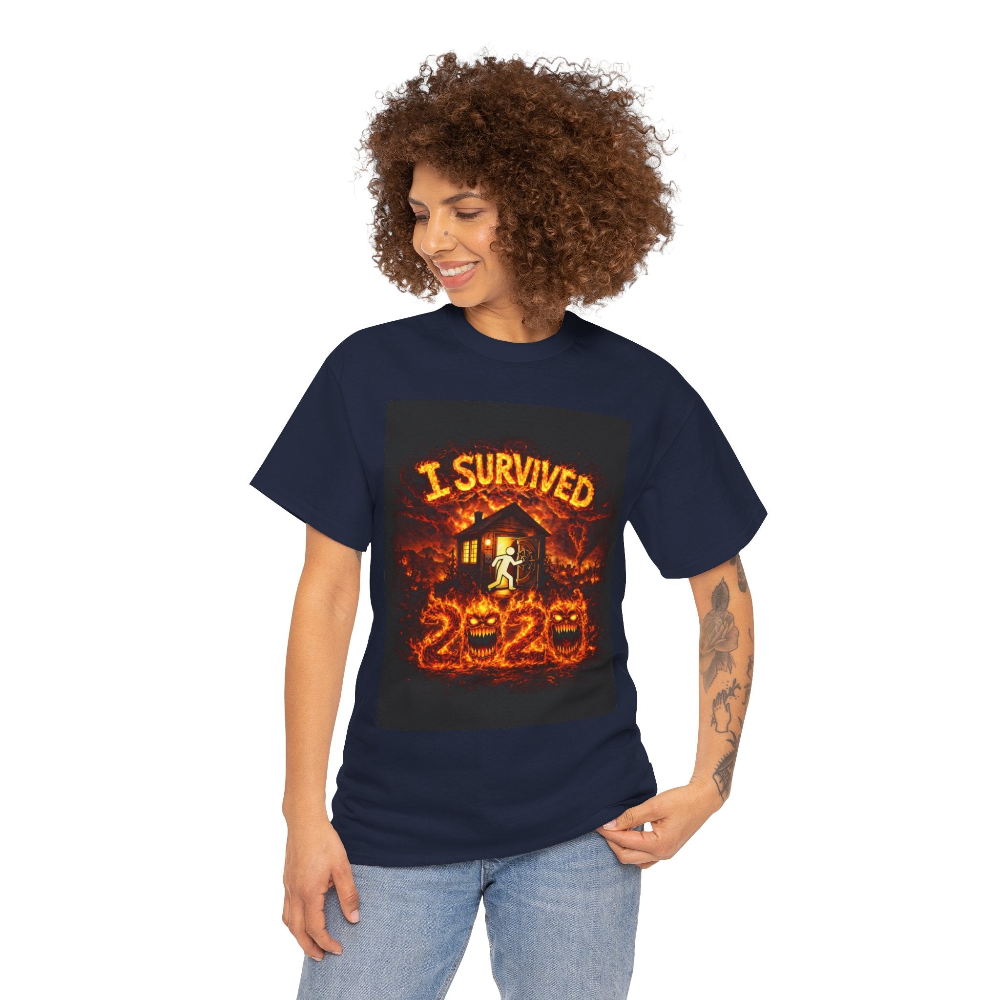 I Survived 2020 — S2:E1 "Berry Creek" | Wildfire Edition Memorial Unisex Heavy Cotton Tee