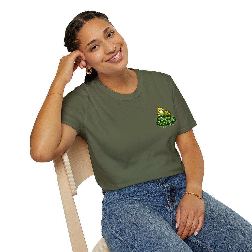 I Survived 2020 — "Please Stand By" Test Pattern Toxic Signal Tee Summer Premiere Unisex Softstyle T-Shirt
