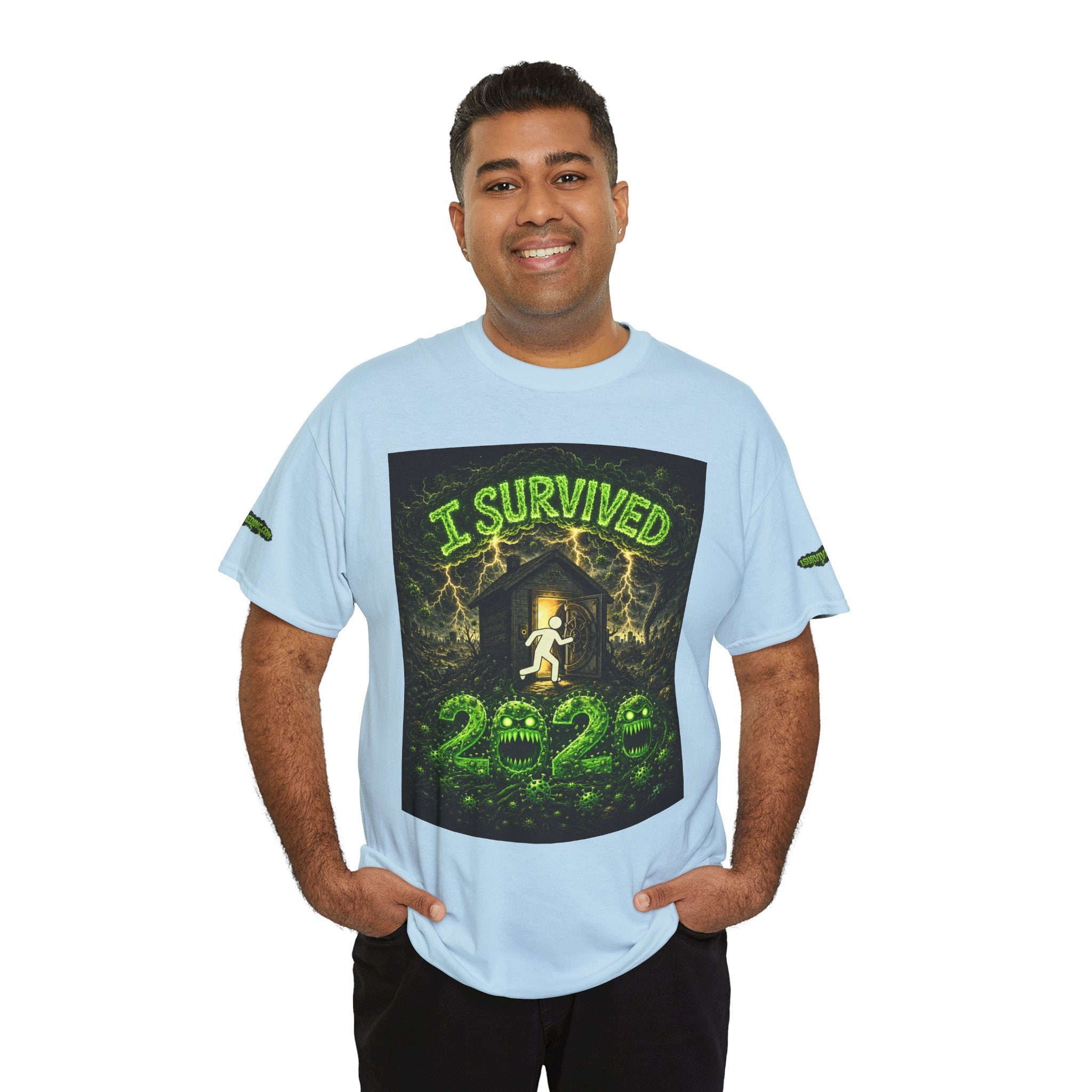 I Survived 2020 — S1:E4 "Mask Madness Mayhem Moment" | Pandemic Edition Unisex Heavy Cotton Tee (SPECIAL EDITION)