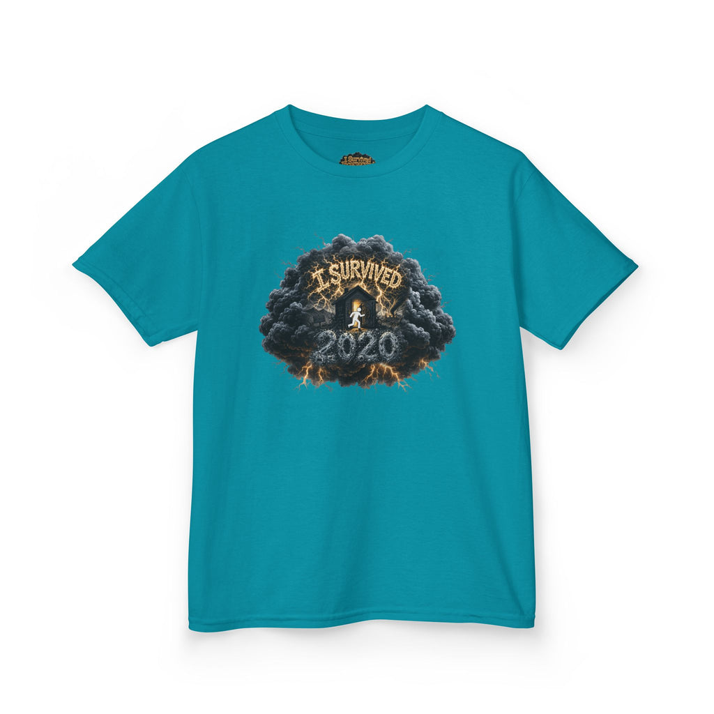 I Survived 2020 — Director's Cut Original Design Teaser Tee | Season 1 Premiere Drop Kids Heavy Cotton™ Tee