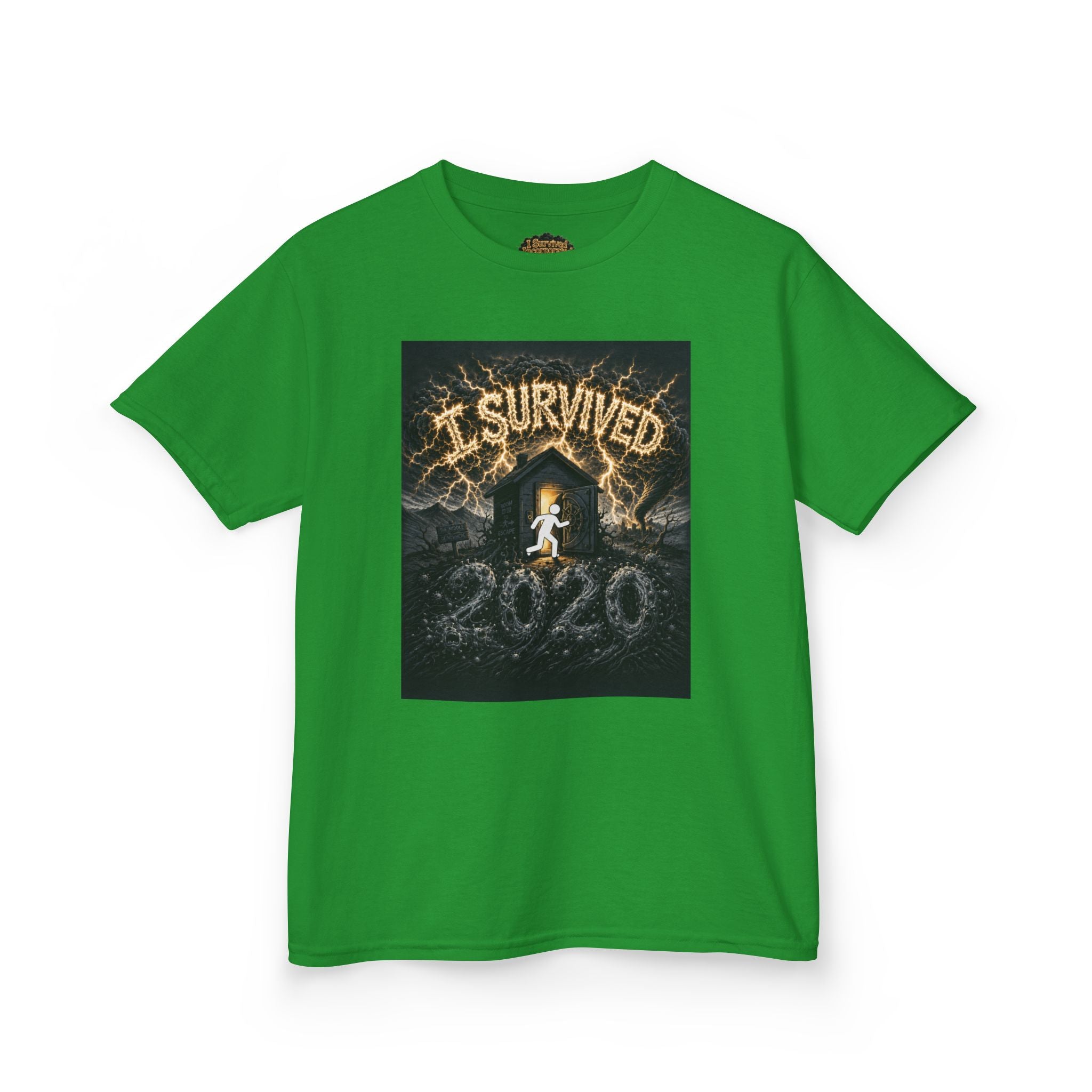 I Survived 2020 — Original Design Teaser Tee | Season 1 Premiere Drop Kids Heavy Cotton™ Tee