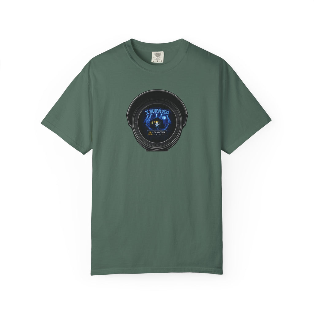 I Survived 2020 —  LOCKDOWN S3:E3: Director's Cut "Remote Schooling" Unisex Garment-Dyed T-shirt
