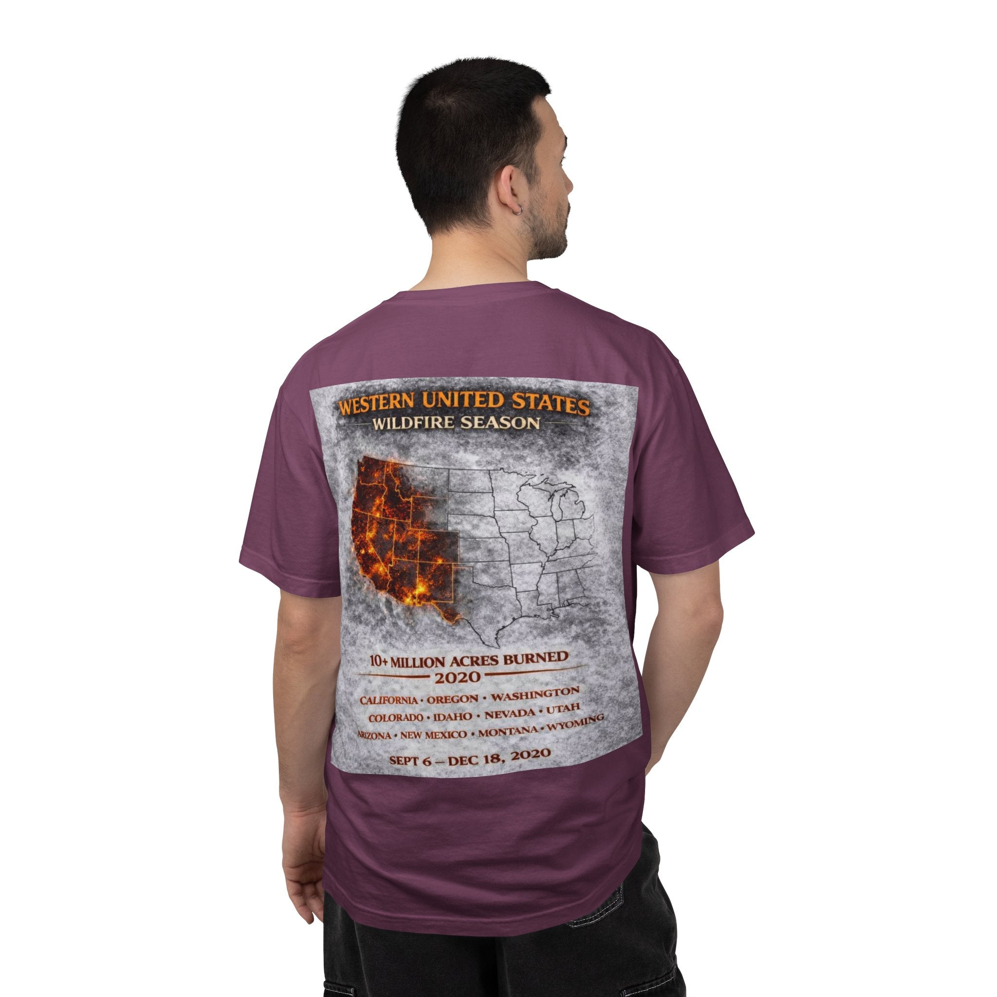 I Survived 2020 — Director's Cut S2:E4 "Western U.S. Wildfire Season" | Mid-Season Finale Pt. 1 | Wildfire Edition Memorial Unisex Garment-Dyed T-shirt