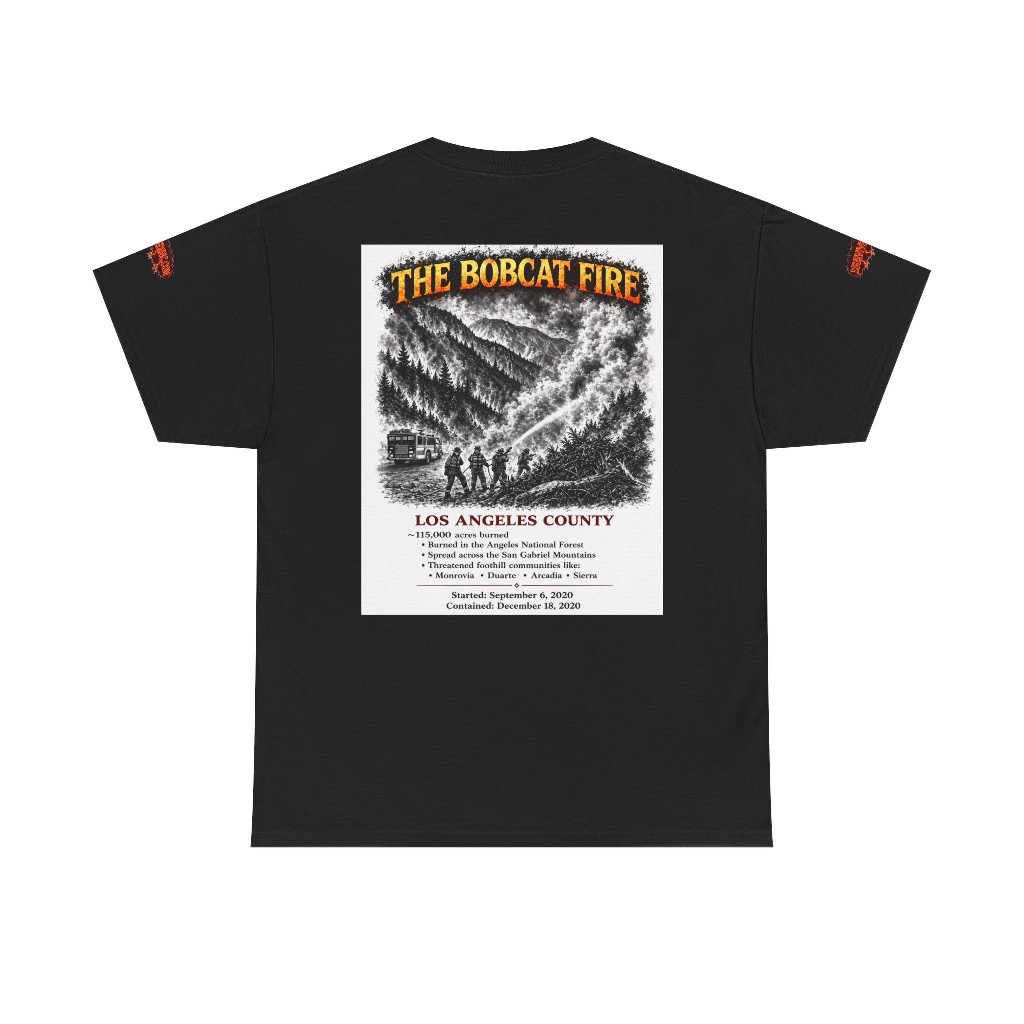 I Survived 2020 — S2:E2 "The Bobcat Fire" | Wildfire Edition Memorial Unisex Heavy Cotton Tee (SPECIAL EDITION)