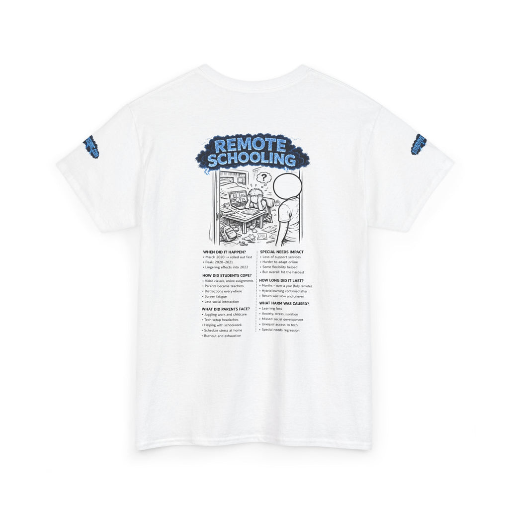 I Survived 2020 — S3:E3 "Remote Schooling" | Lockdown Edition Documentary Unisex Heavy Cotton Tee (SPECIAL EDITION)