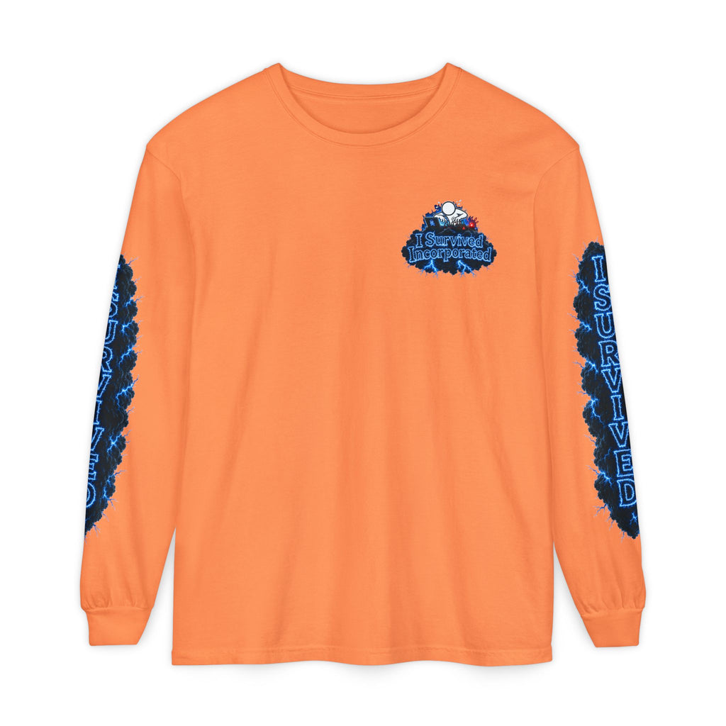 I Survived 2020 — "Please Stand By" Test Pattern Tee Lockdown Special Edition Summer Exclusive Unisex Garment-Dyed Long Sleeve T-Shirt