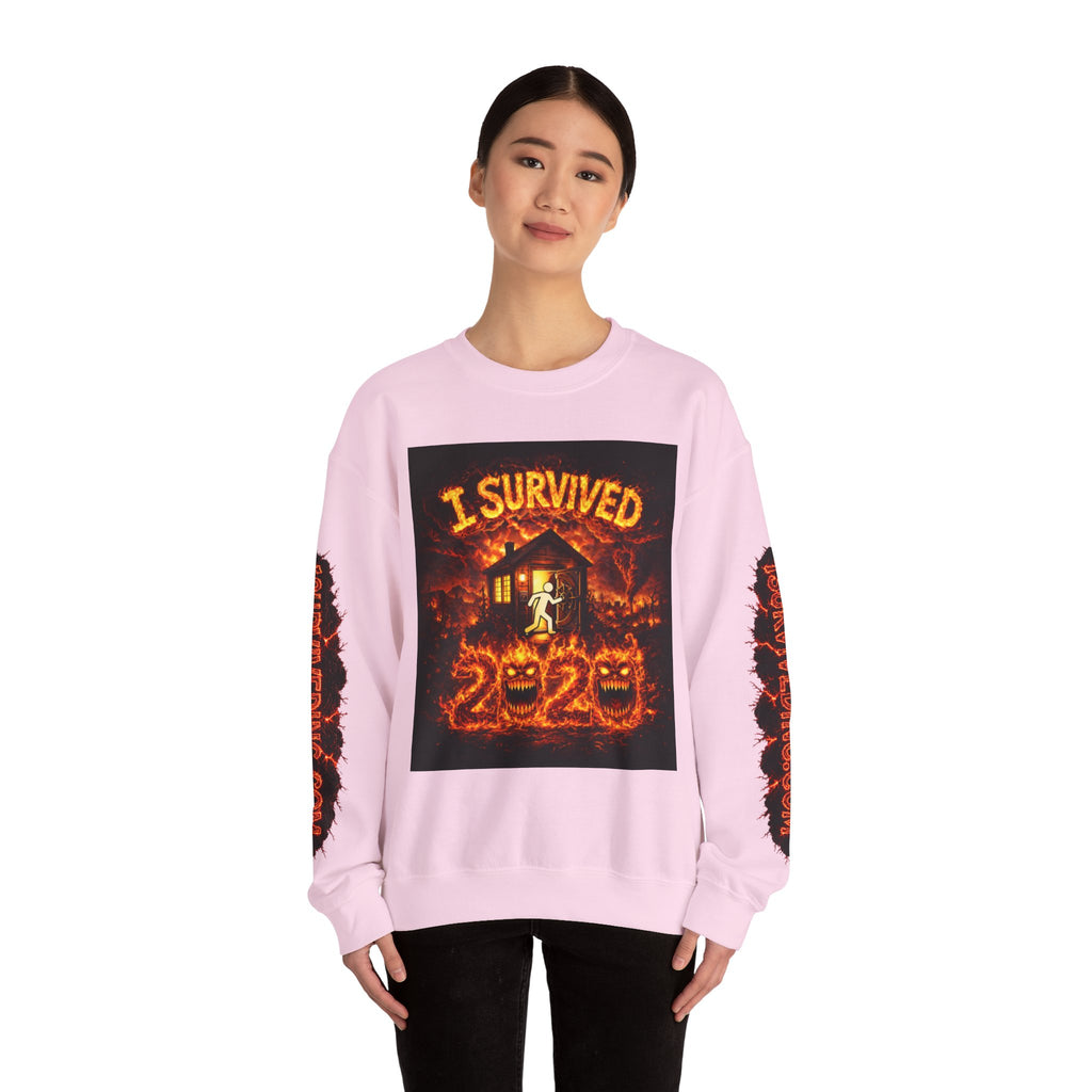 I Survived 2020 — S2:E4 "Western U.S. Wildfire Season" | Mid-Season Finale Pt. 1 | Wildfire Edition Memorial Unisex Heavy Blend™ Crewneck Sweatshirt