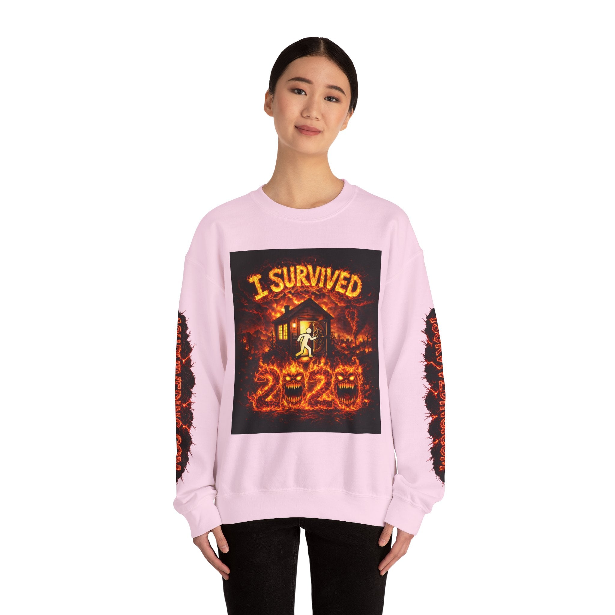 I Survived 2020 — S2:E4 "Western U.S. Wildfire Season" | Mid-Season Finale Pt. 1 | Wildfire Edition Memorial Unisex Heavy Blend™ Crewneck Sweatshirt
