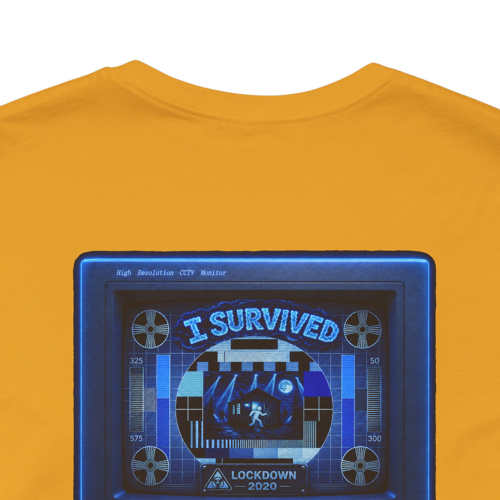 I Survived 2020 — "Please Stand By" Test Pattern Tee Lockdown Summer Exclusive Unisex Jersey Short Sleeve Tee