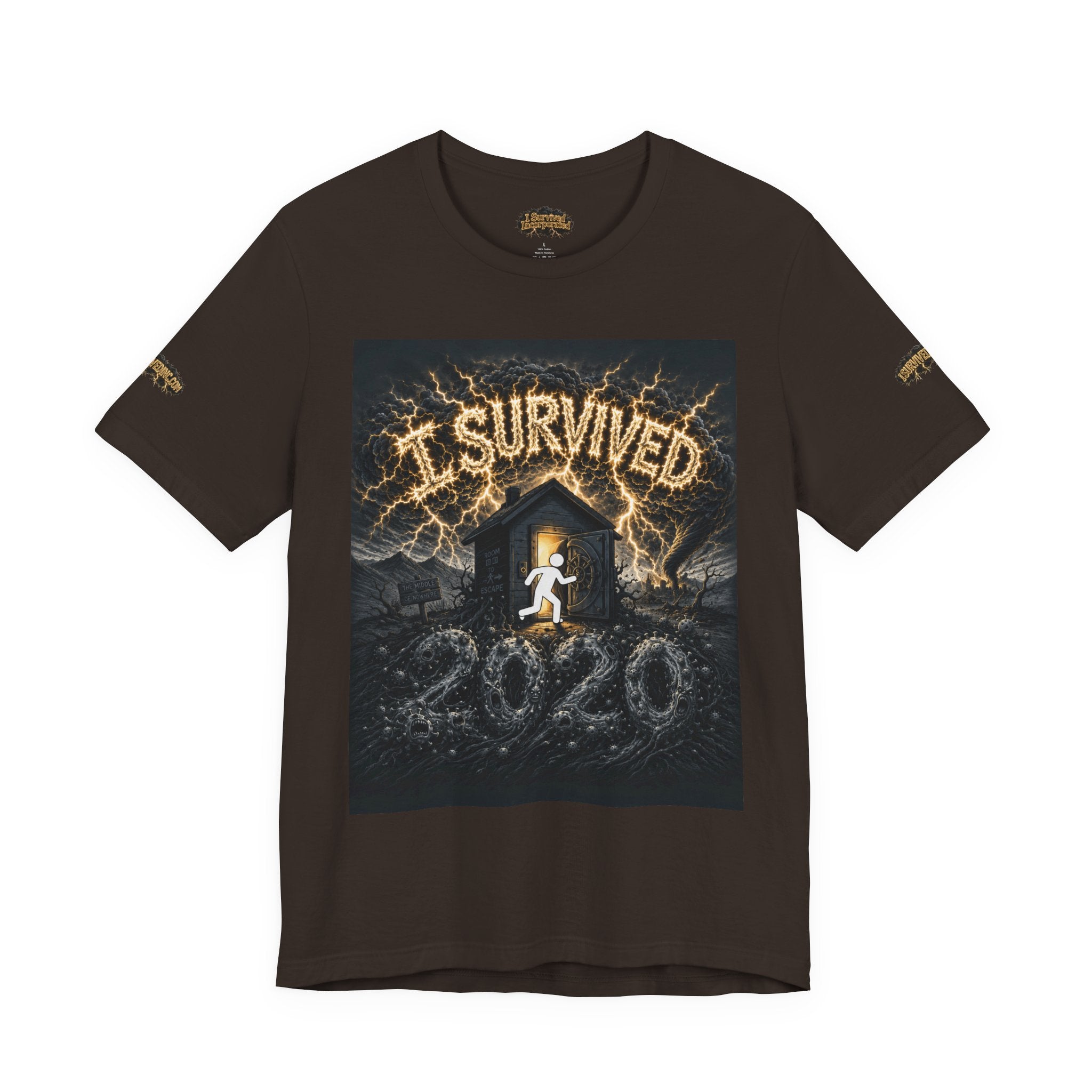 I Survived 2020 — Original Design Teaser Tee | Season 1 Premiere Drop Unisex Jersey Short Sleeve Tee