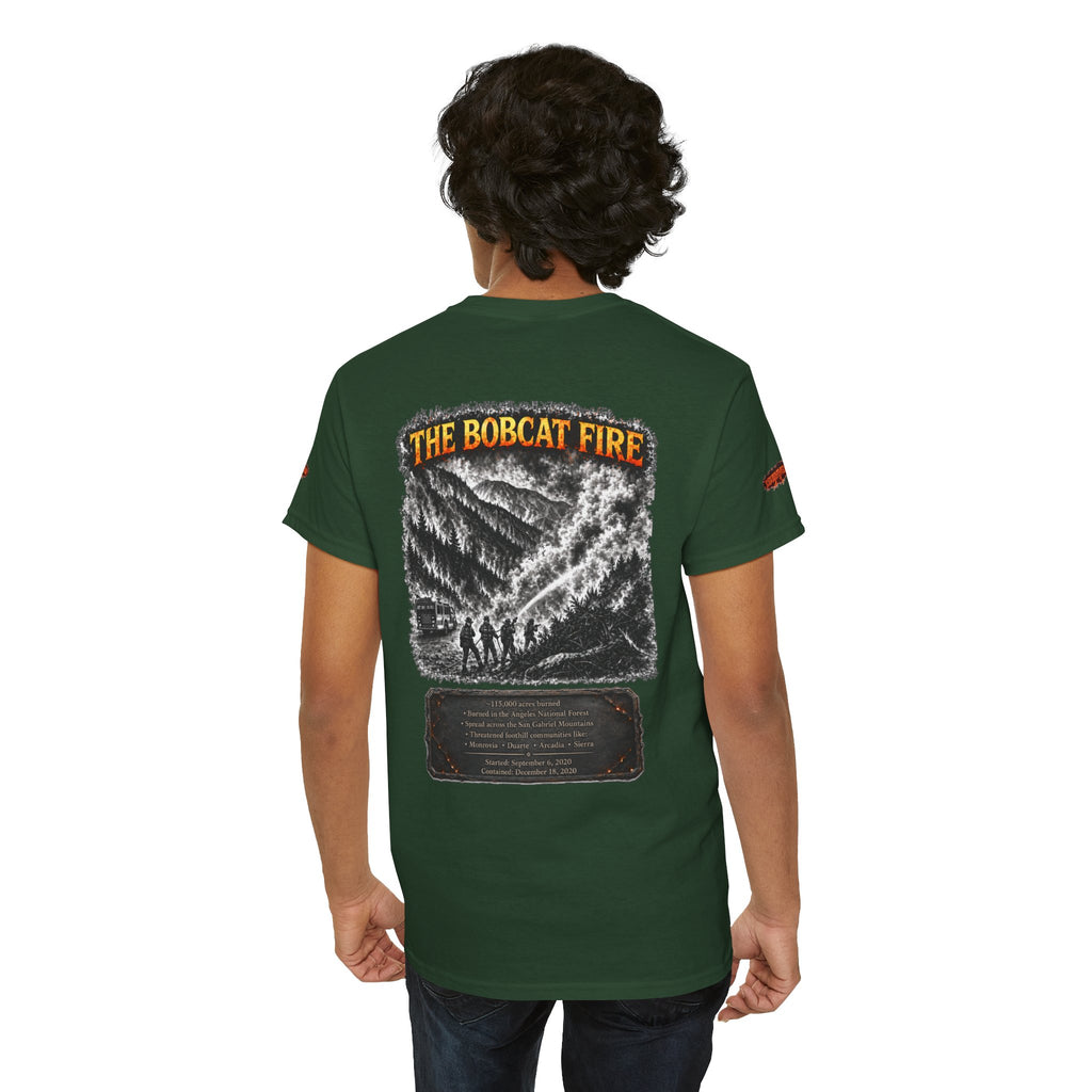 I Survived 2020 — WILDFIRES S2:E2: Special Edition "The Bobcat Fire" Memorial Unisex Heavy Cotton Tee