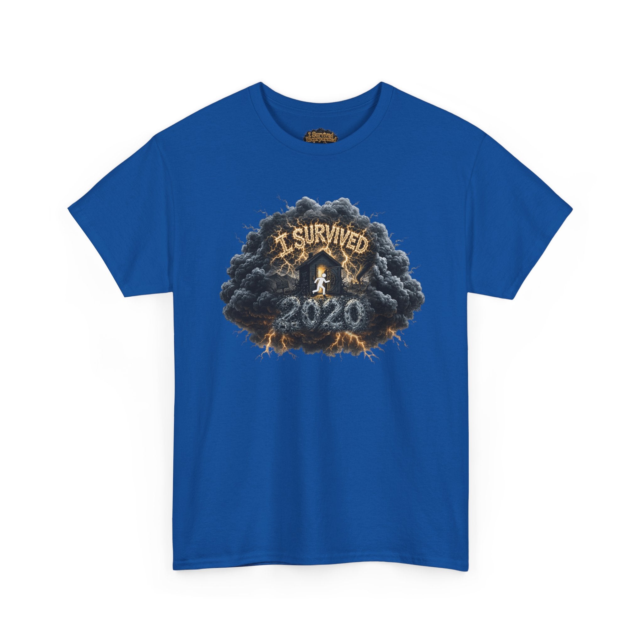 I Survived 2020 —  Deriector's Cut Original Design Teaser Tee | Season 1 Premiere Drop Unisex Heavy Cotton Tee