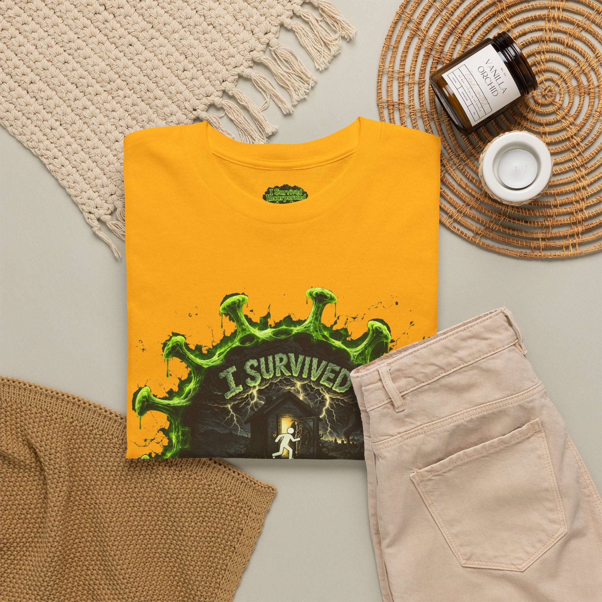 I Survived 2020 — Director's Cut S1:E4 "Mask Madness Mayhem Moment" | Pandemic Edition Unisex Heavy Cotton Tee