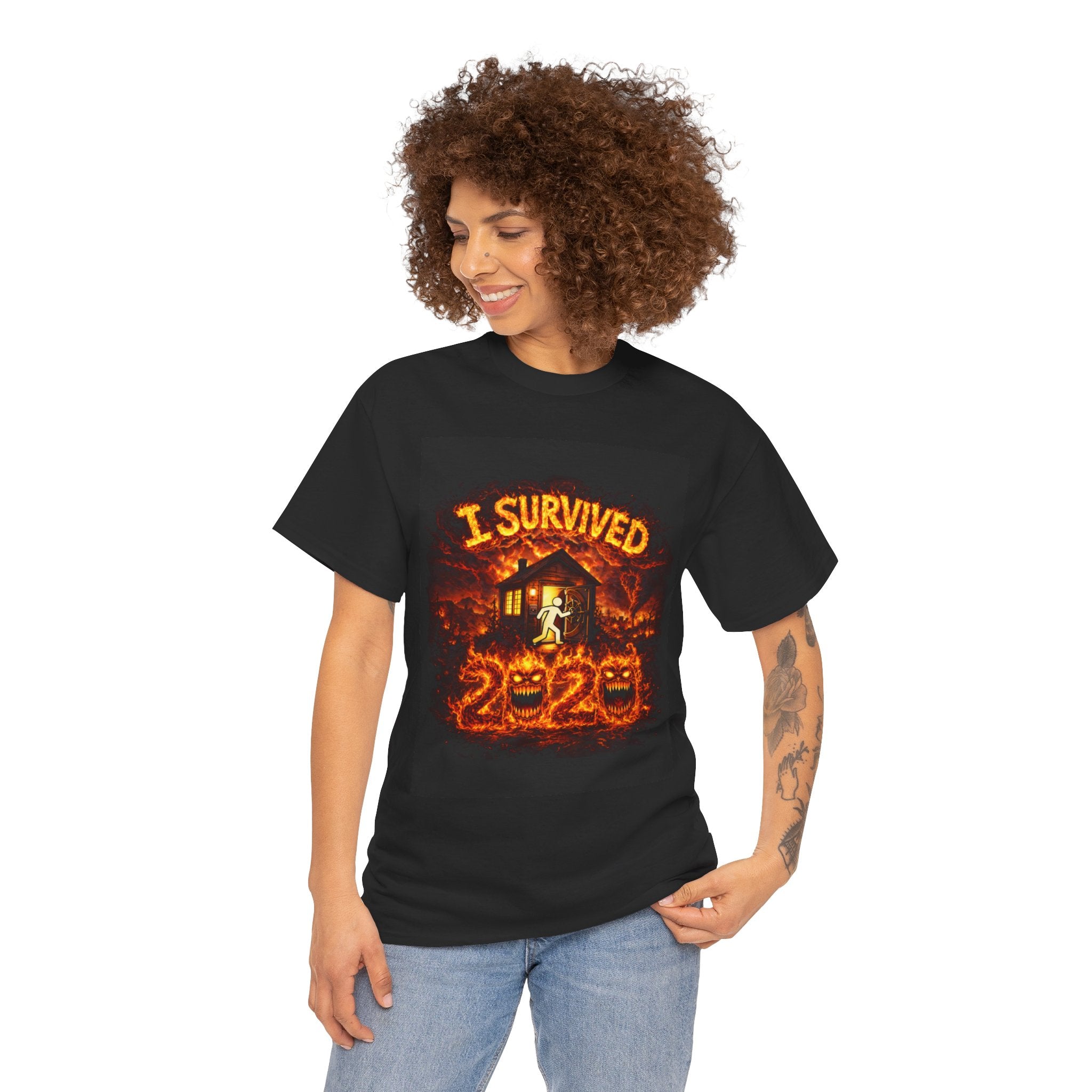 I Survived 2020 — S2:E1 "Berry Creek" | Wildfire Edition Memorial Unisex Heavy Cotton Tee